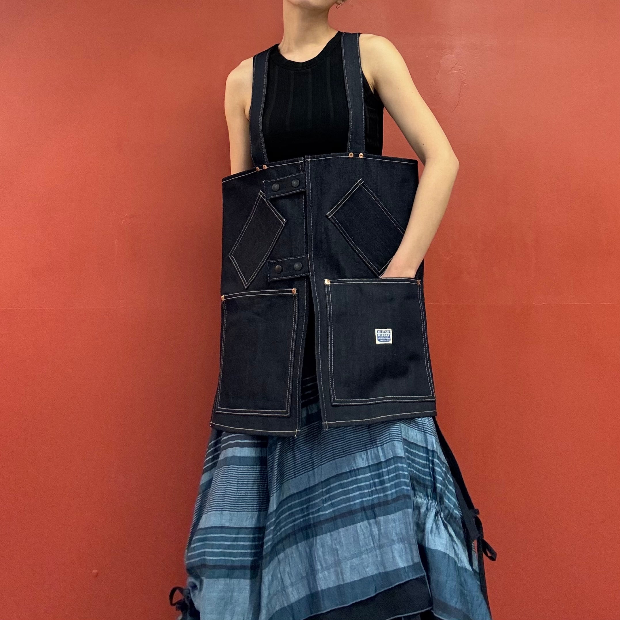 KAPITAL DENIM APRON