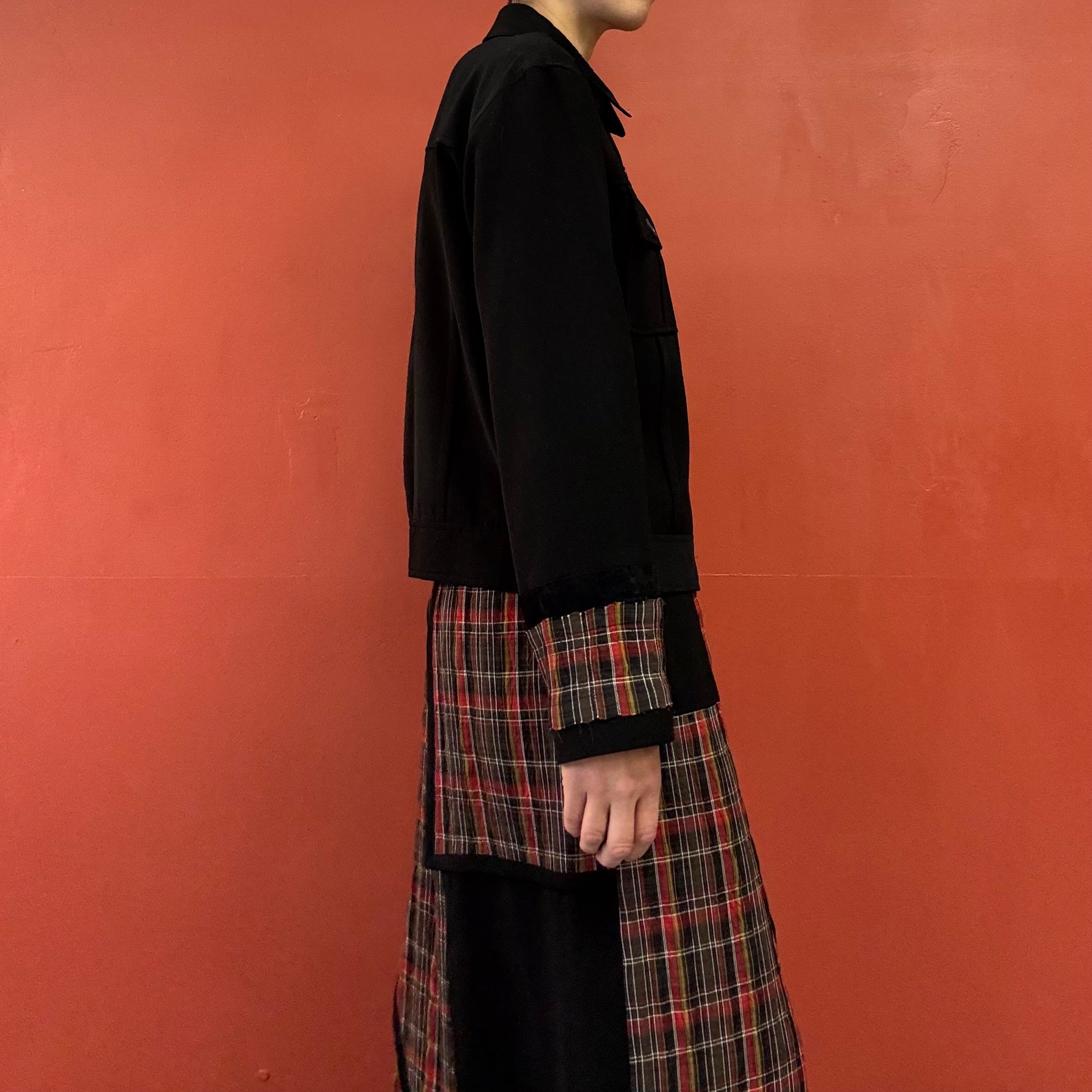 Check Sleeves Jacket