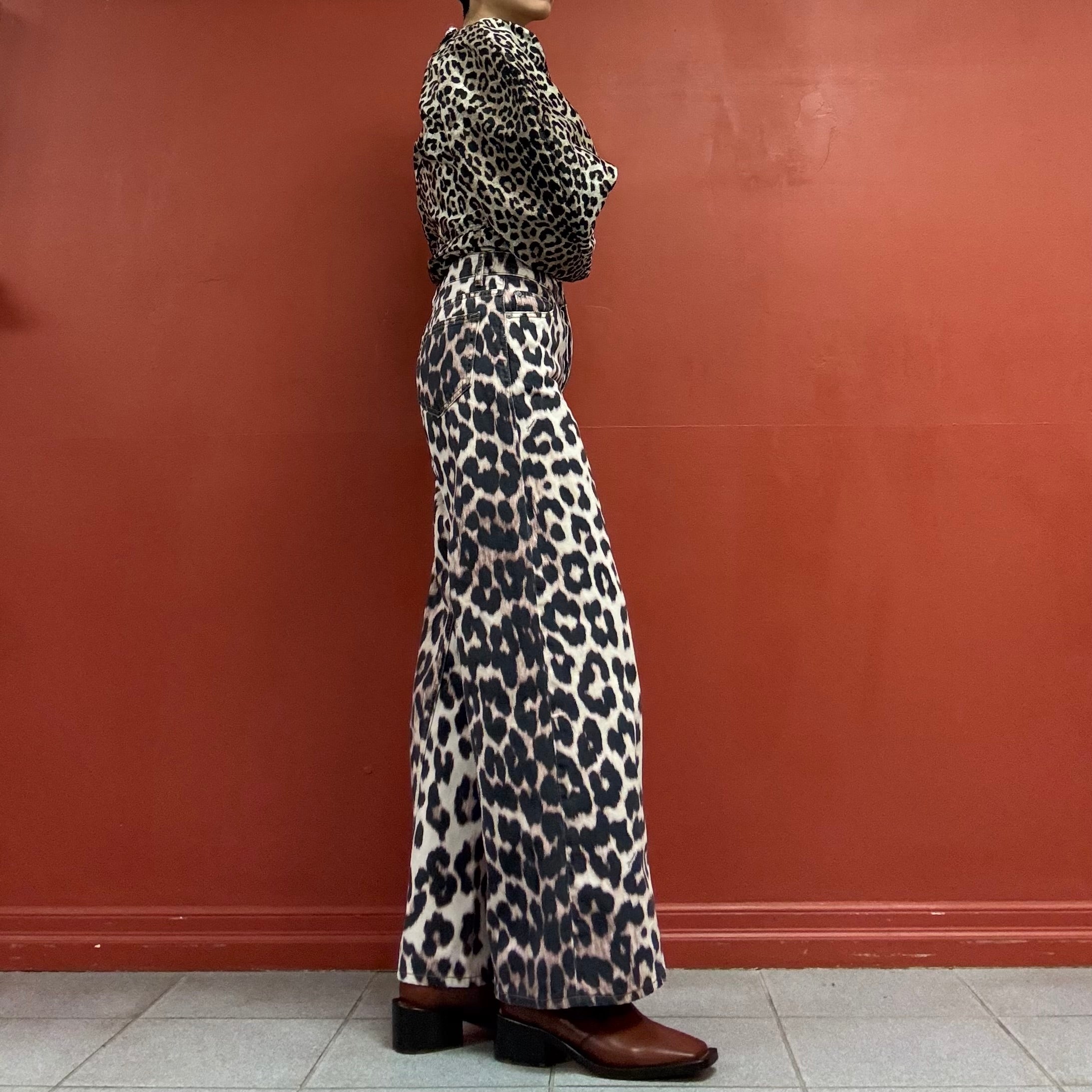 GANNI Leopard Pants
