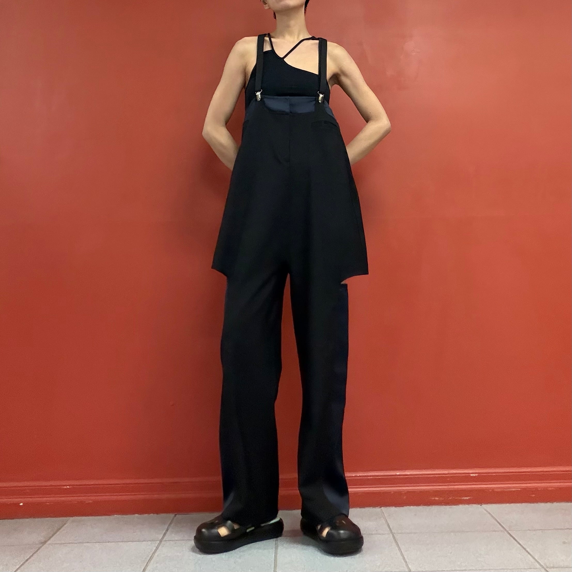 j.kim side cutout trousers