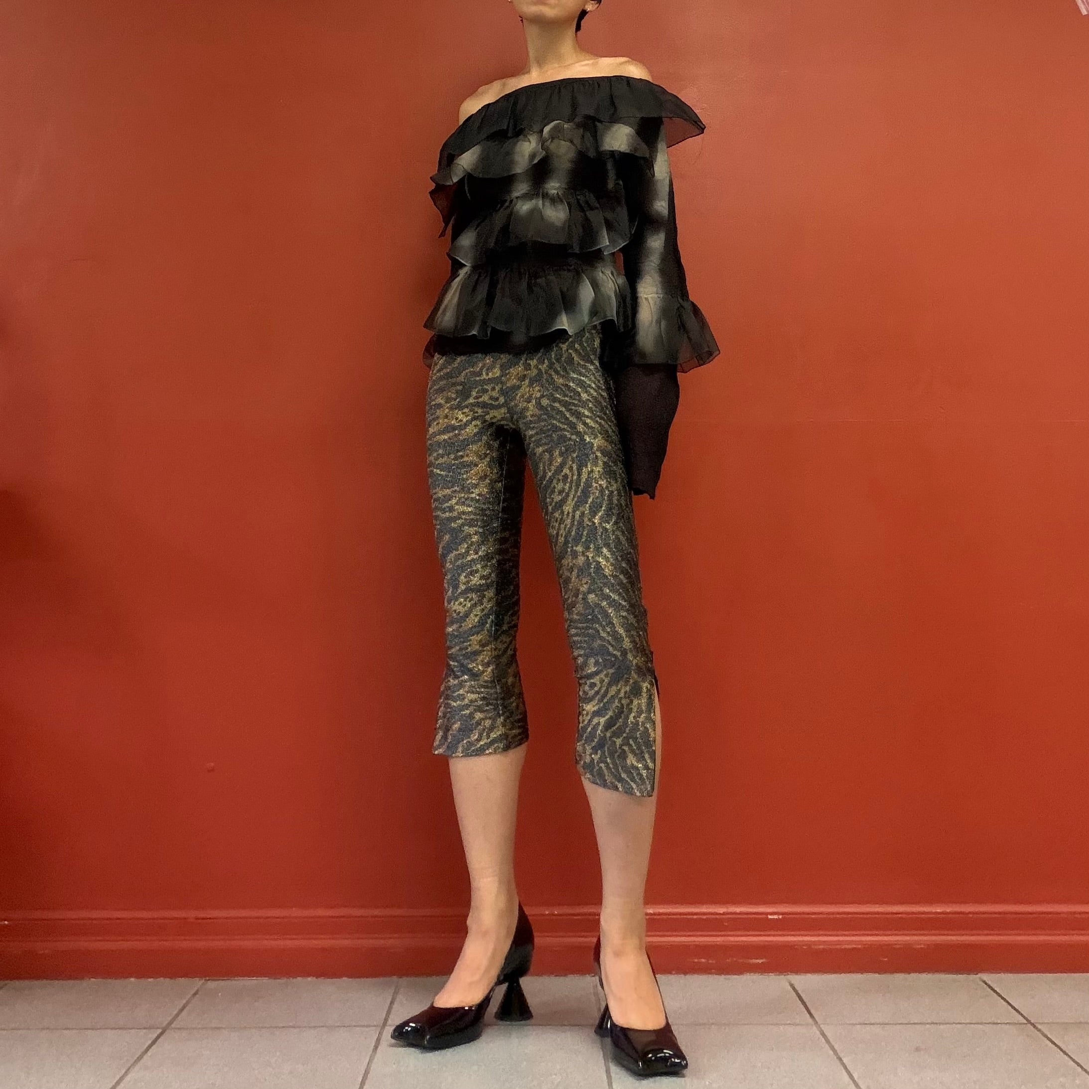 GANNI leopard leggings