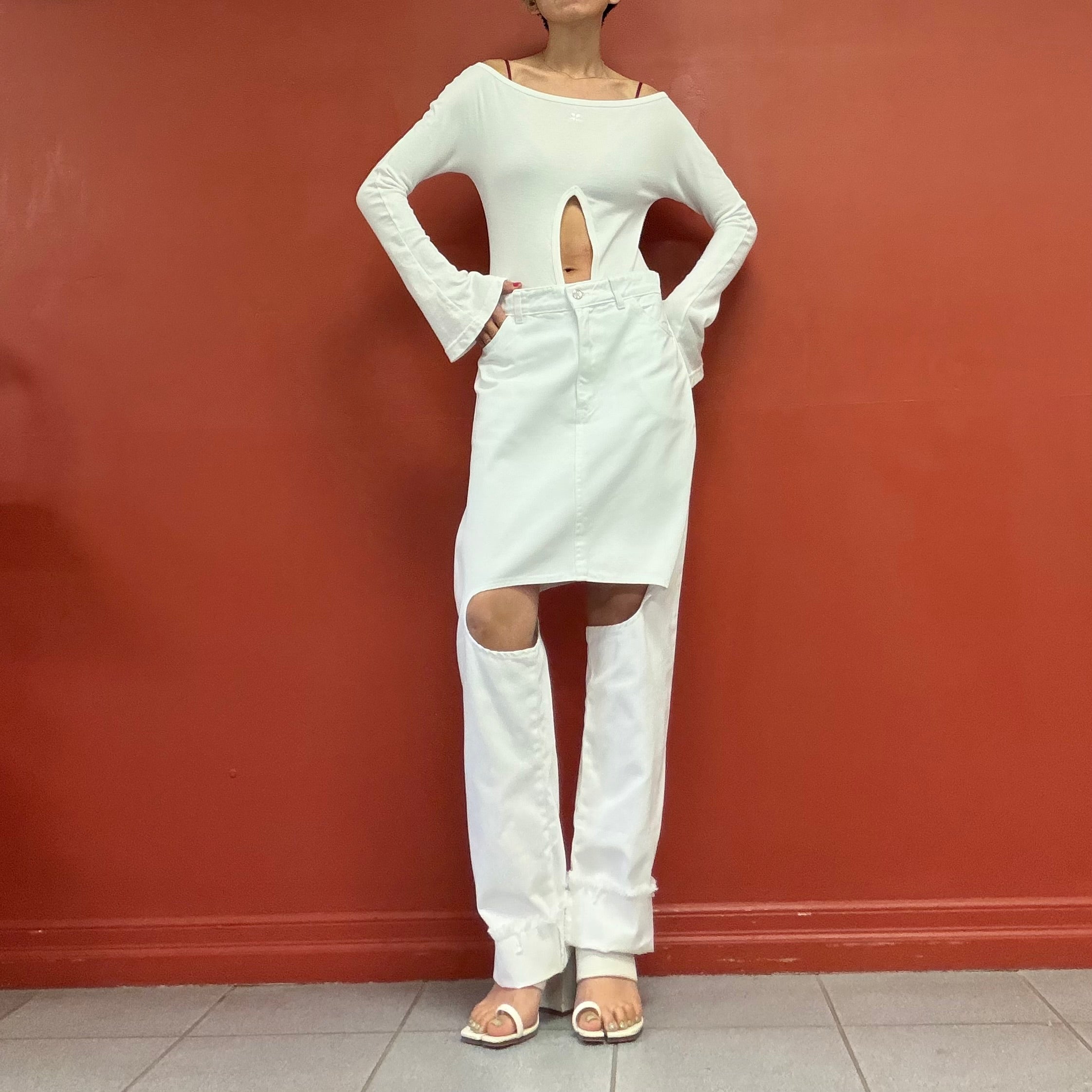 Ashley WILLIAMS white marley jeans