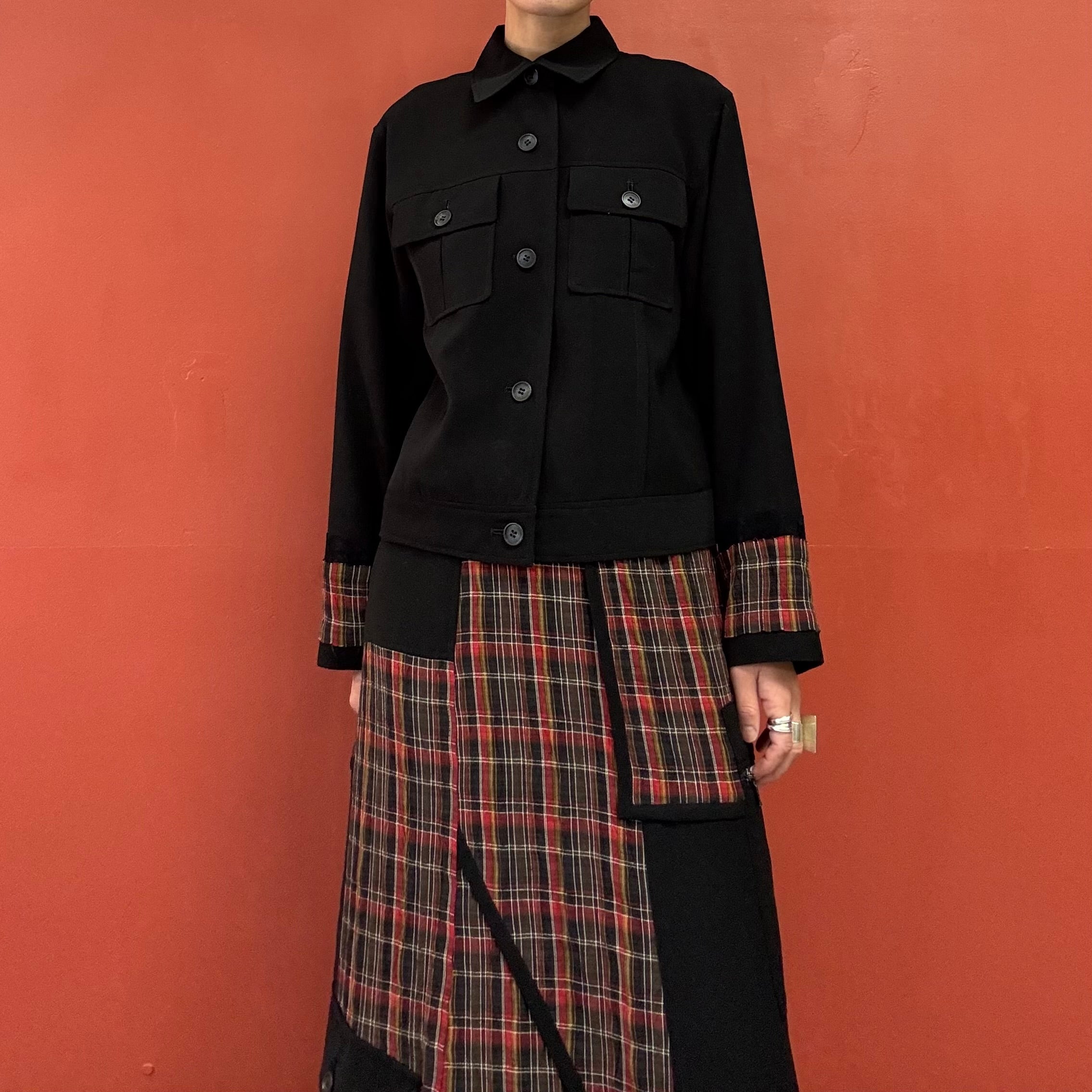 Check Sleeves Jacket