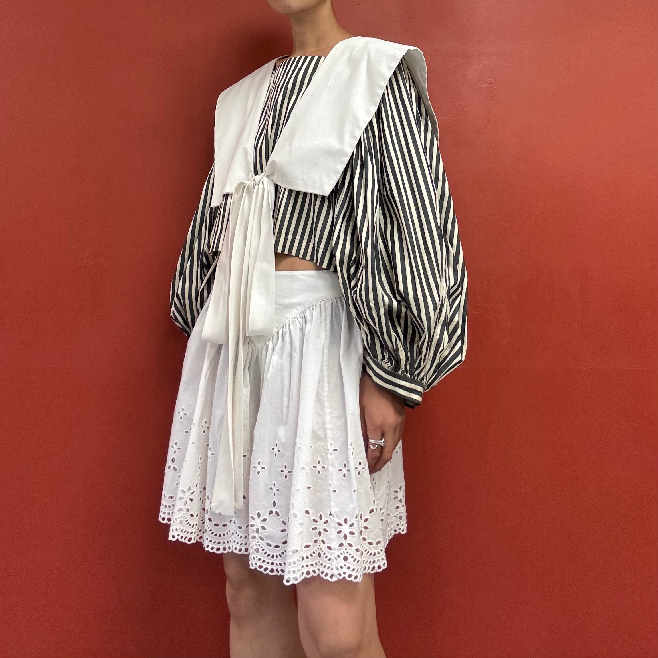 VAQUERA sailor collar blouse