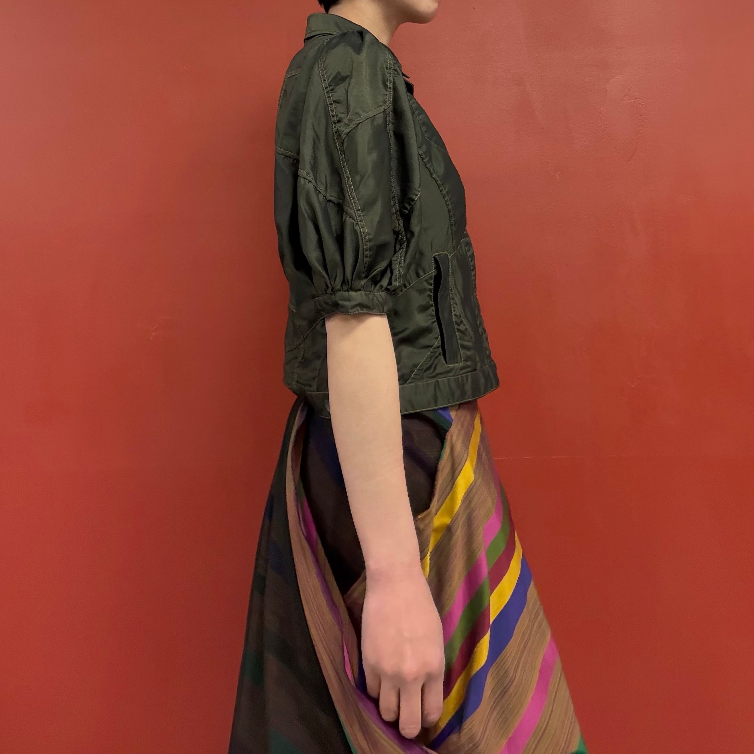 RITSUKO SHIRAHAMA puffy half sleeves shirt