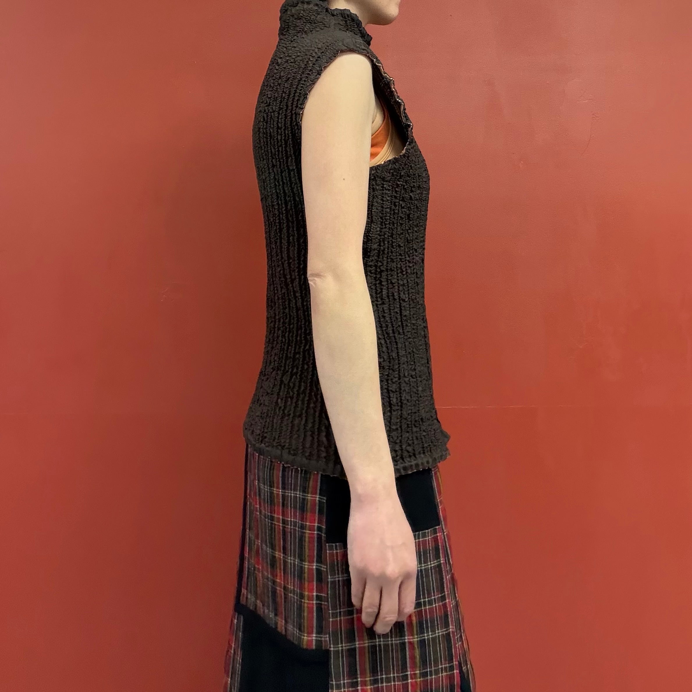 PEPLUM by YOSHIKI HISHINUMA reversible vest