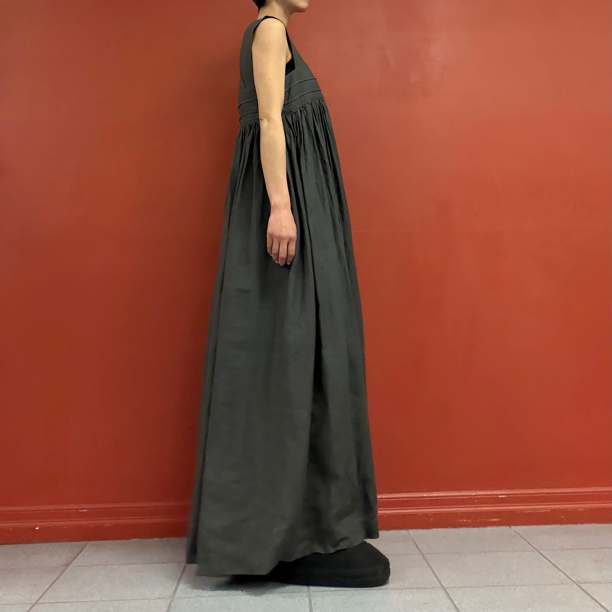 HYKE linen maxi dress