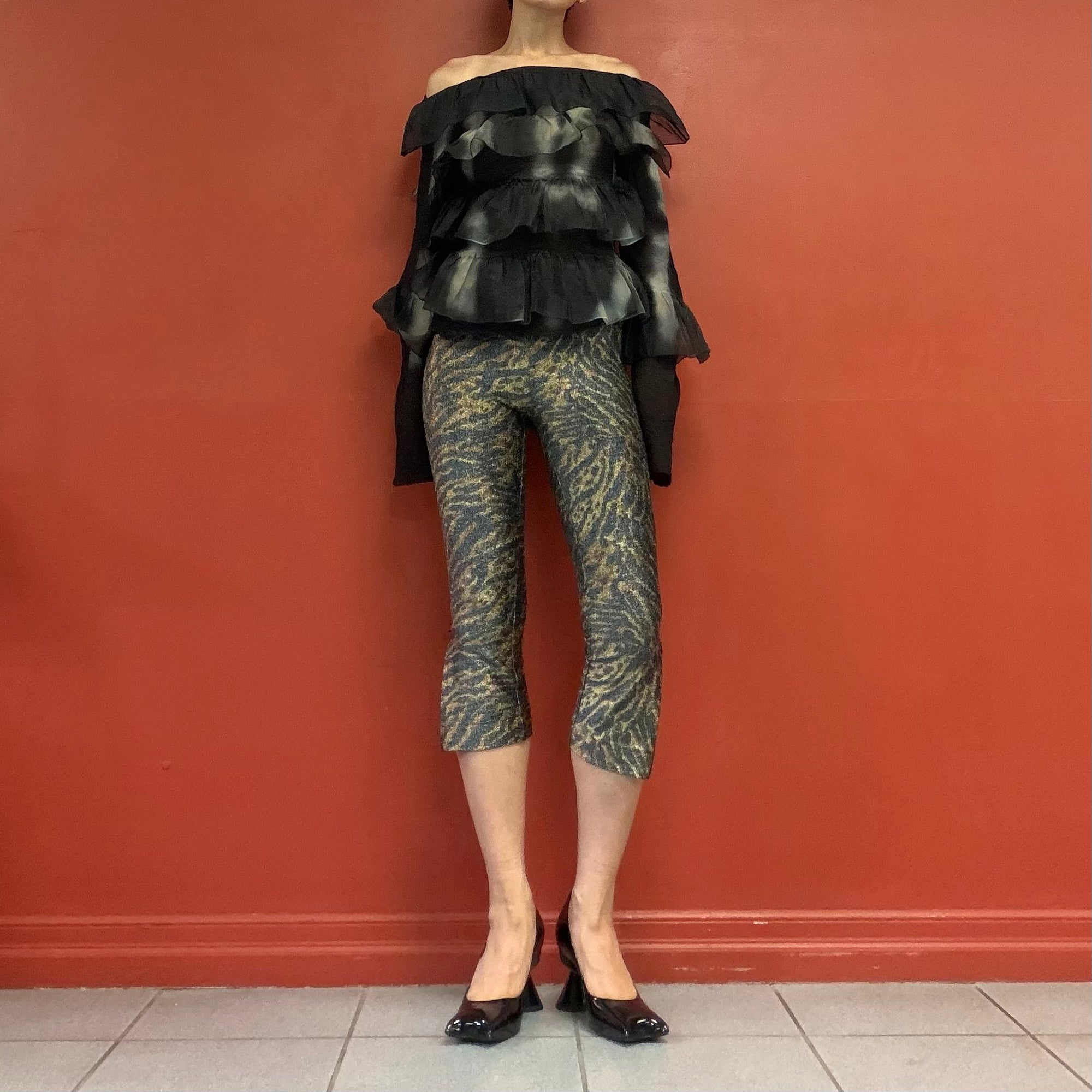 GANNI leopard leggings