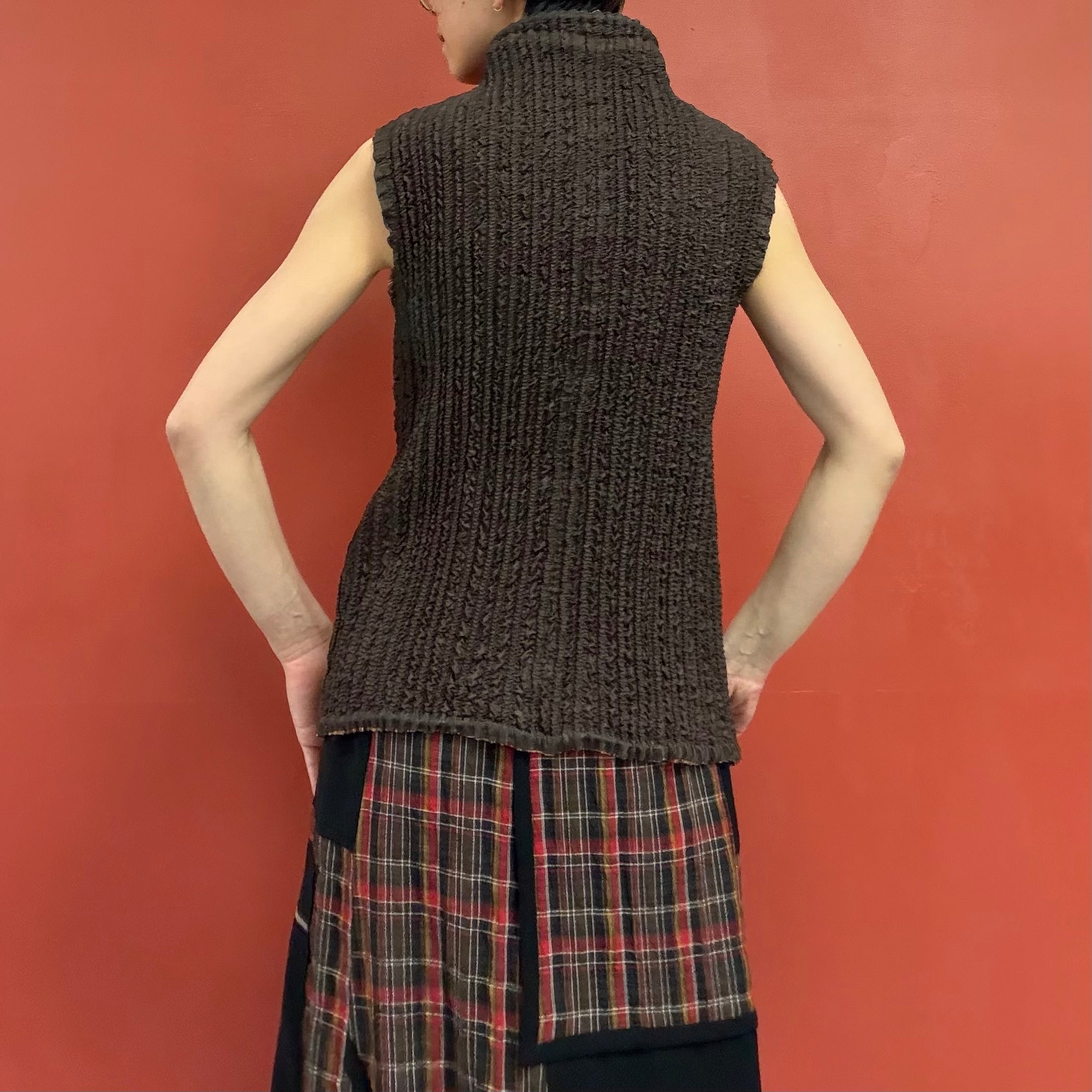 PEPLUM by YOSHIKI HISHINUMA reversible vest