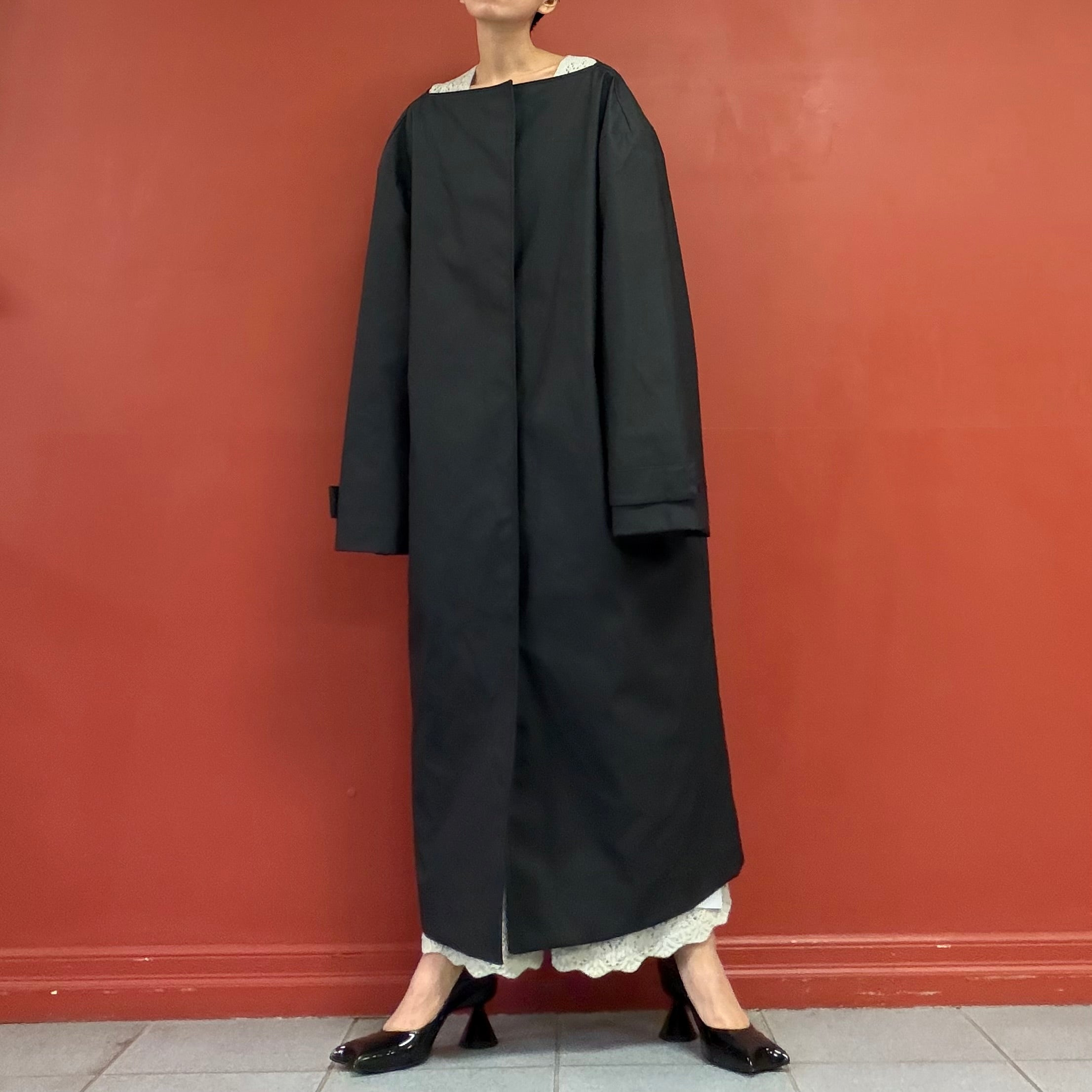 Lll boat neck coat