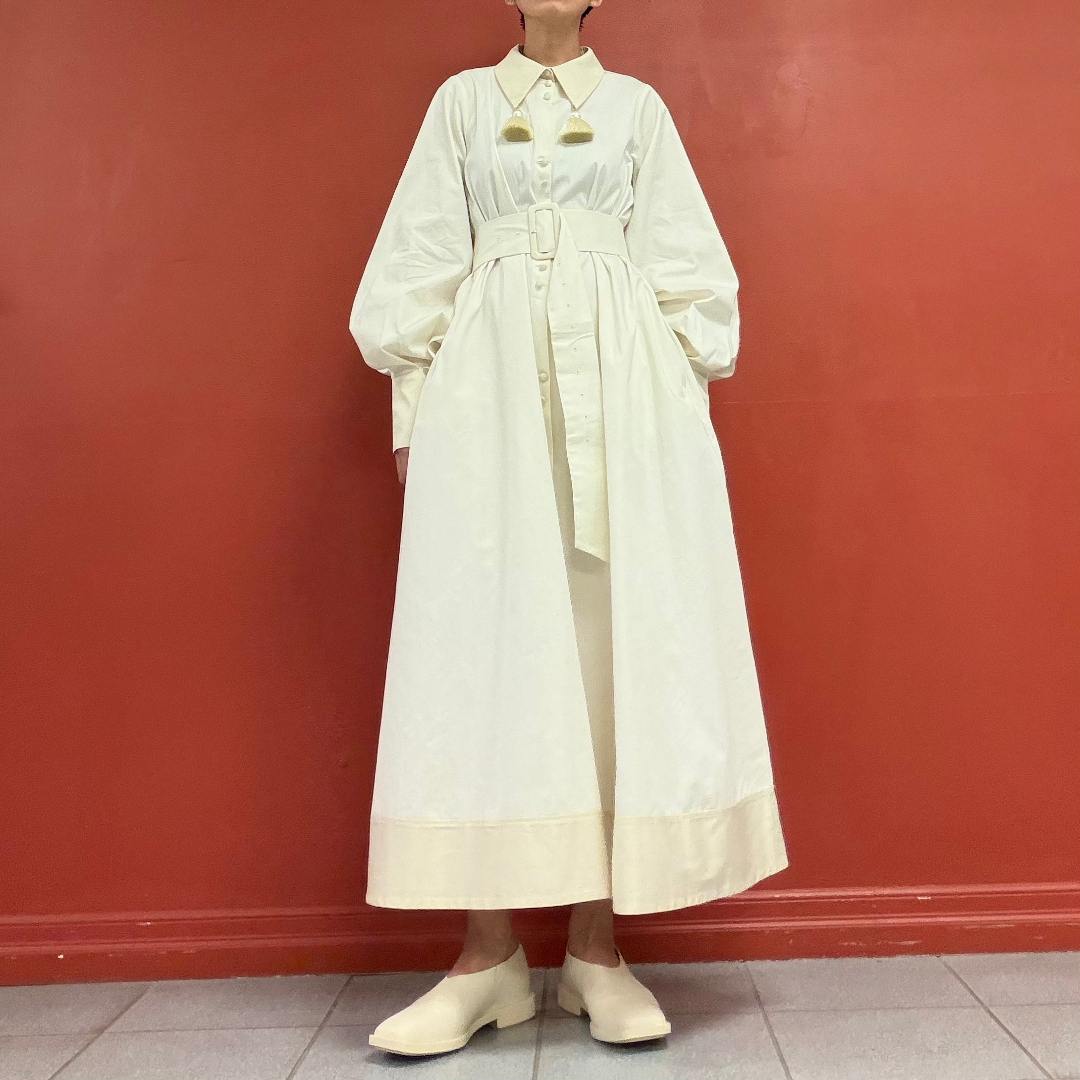 Trinca un plus un puffy sleeves dress