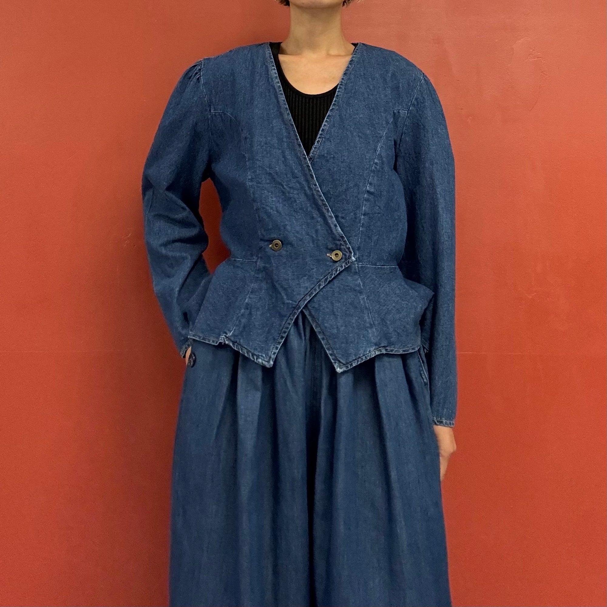 90s00s light denim jacket