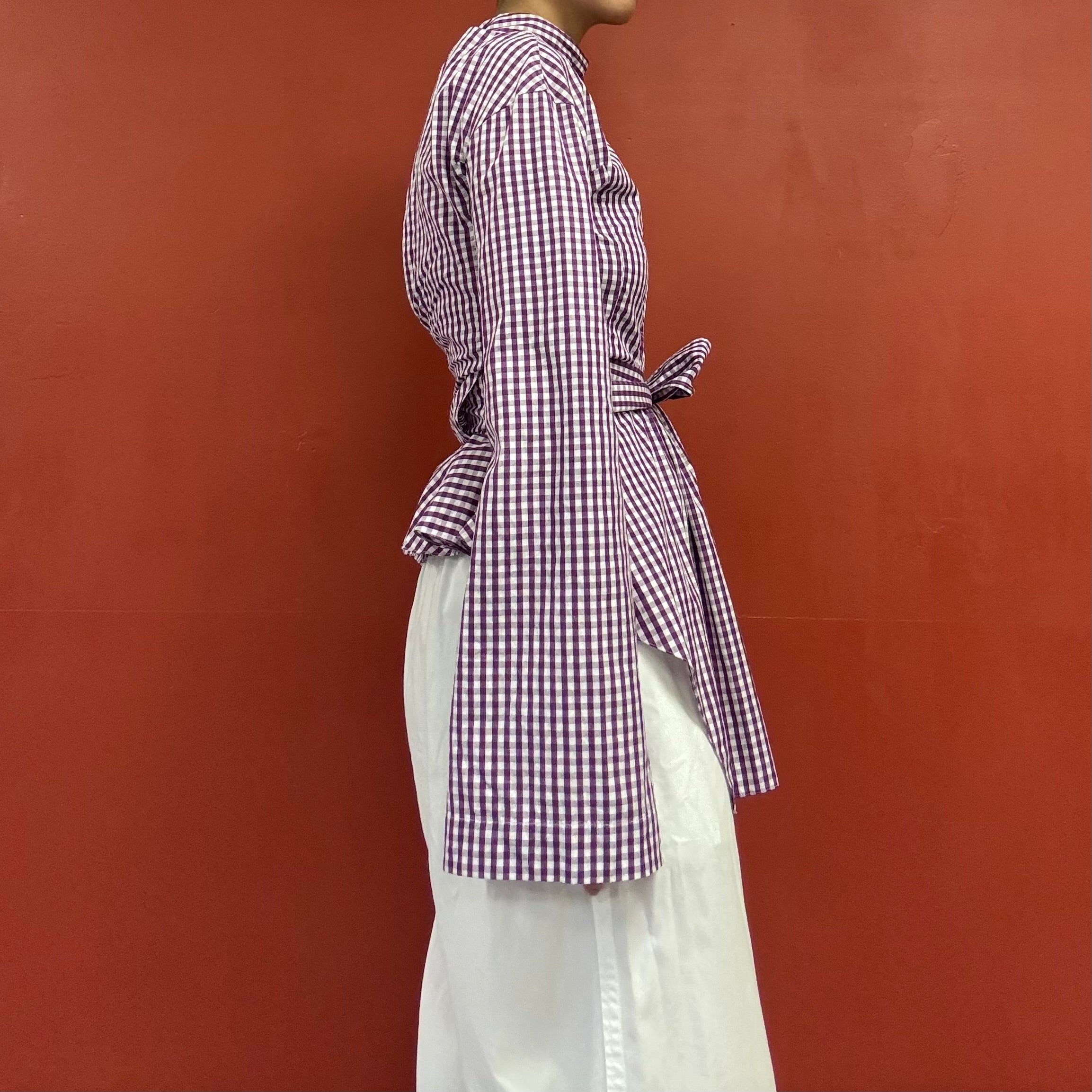 TEIJA open back wrap shirts