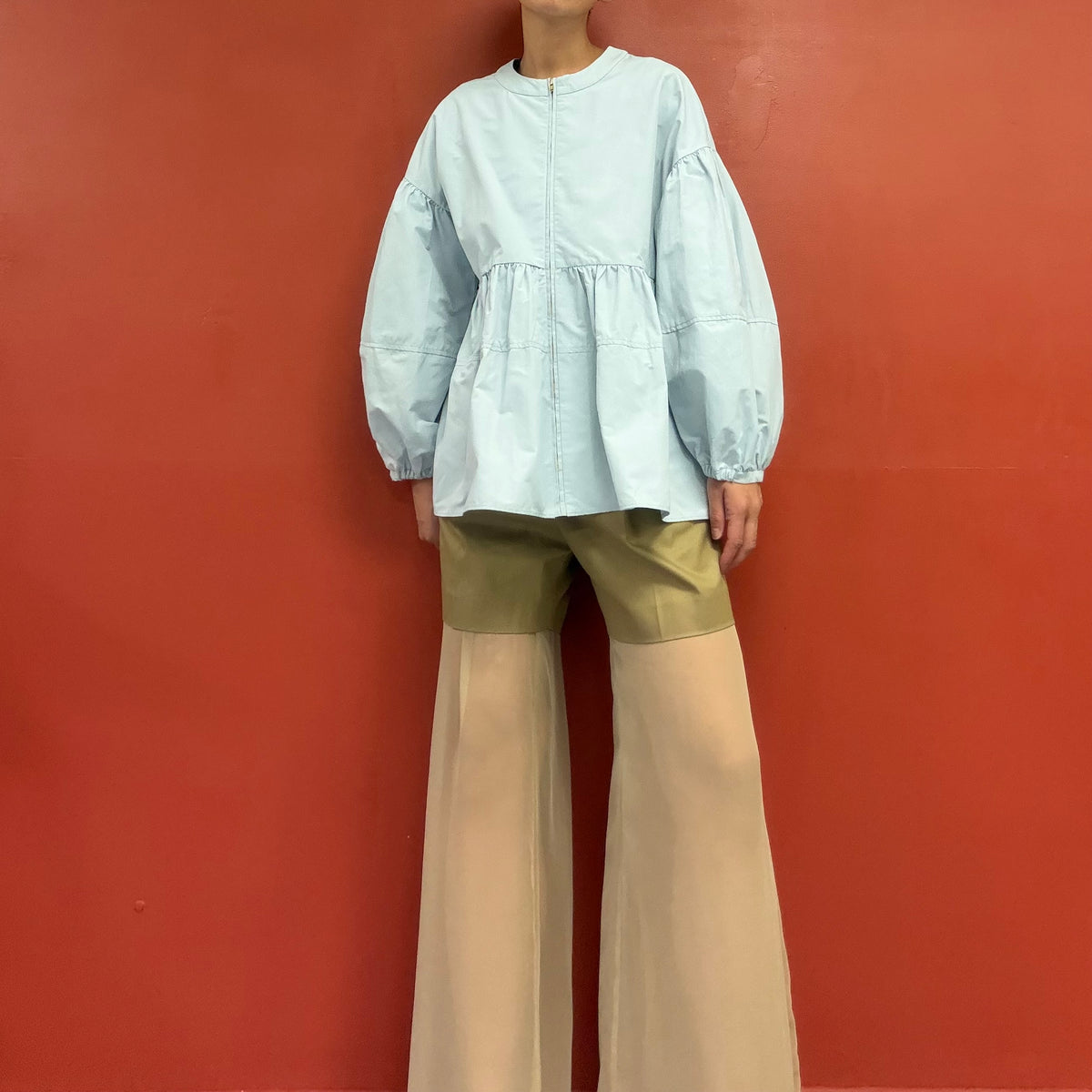 Puffy sleeves jacket
