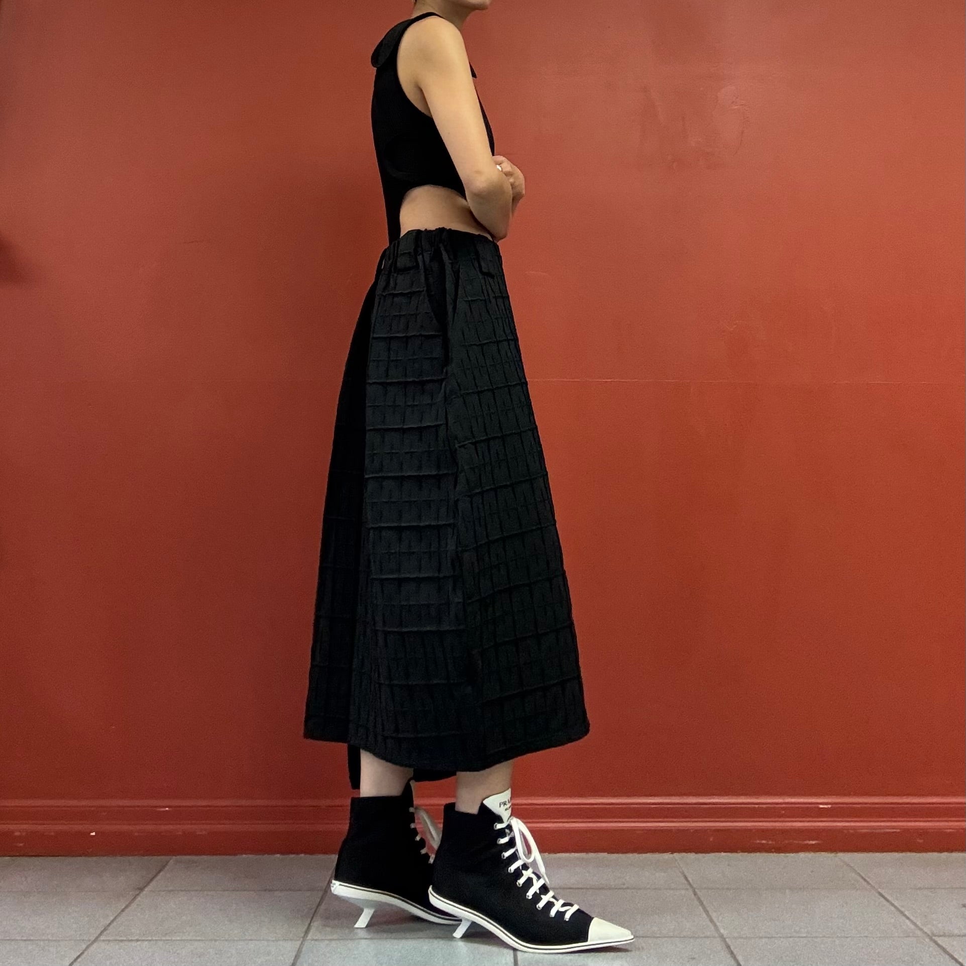 Asymmetrical skirt