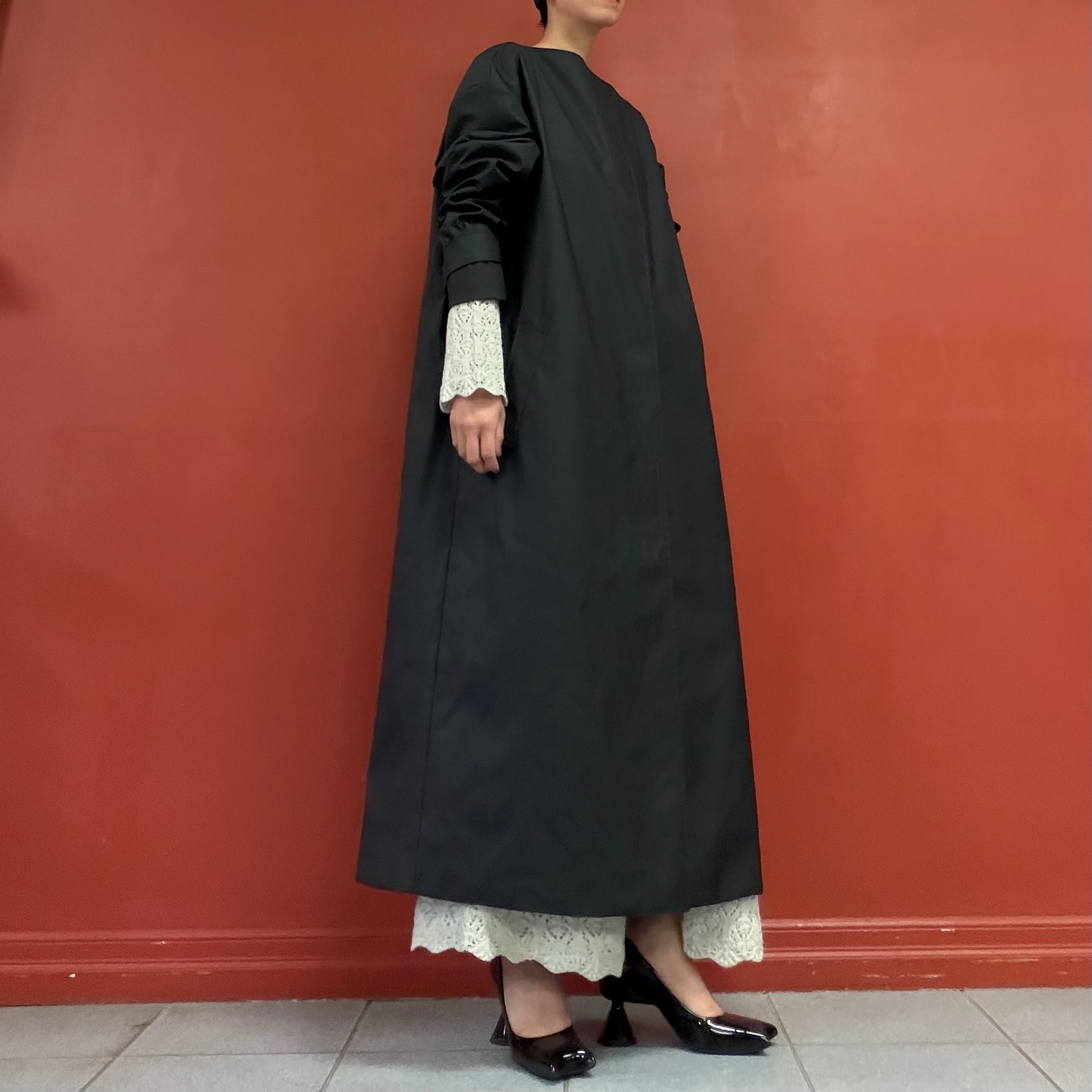 Lll boat neck coat