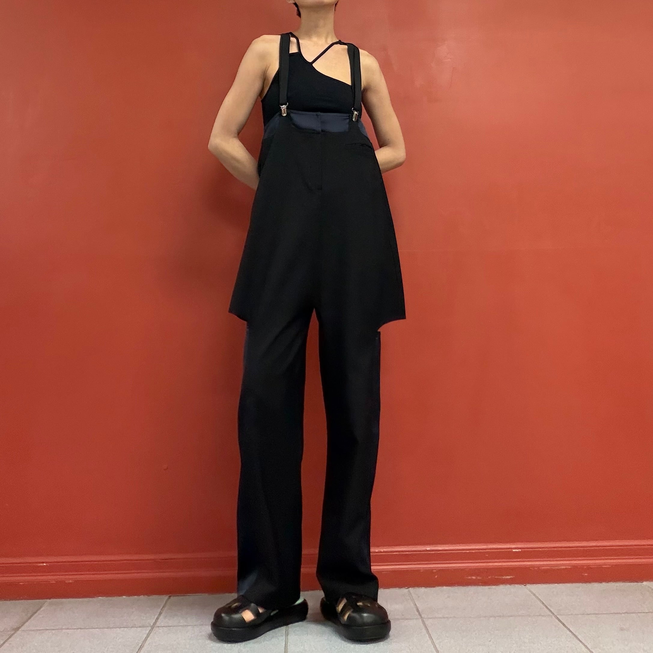 j.kim side cutout trousers