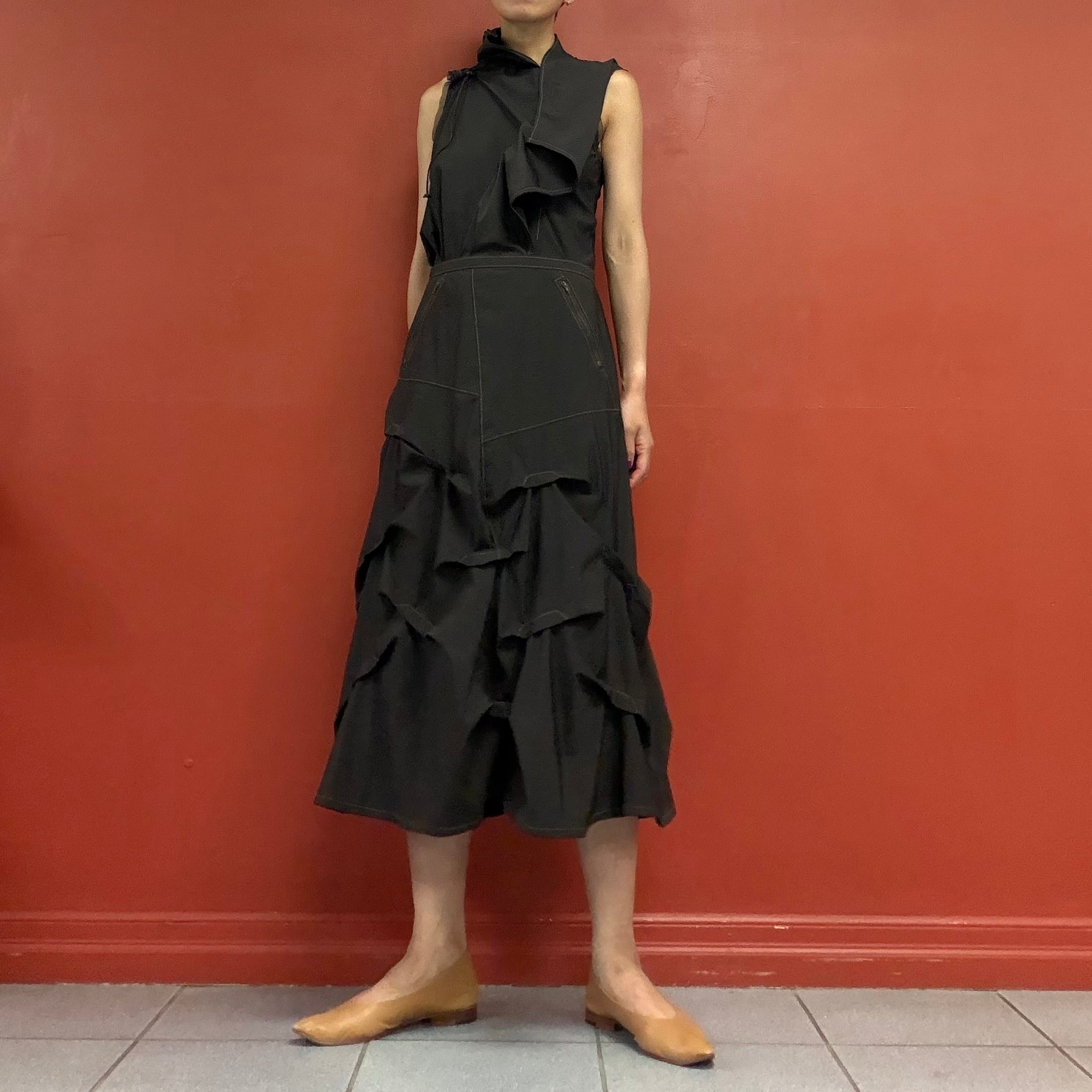 Origami drape skirt