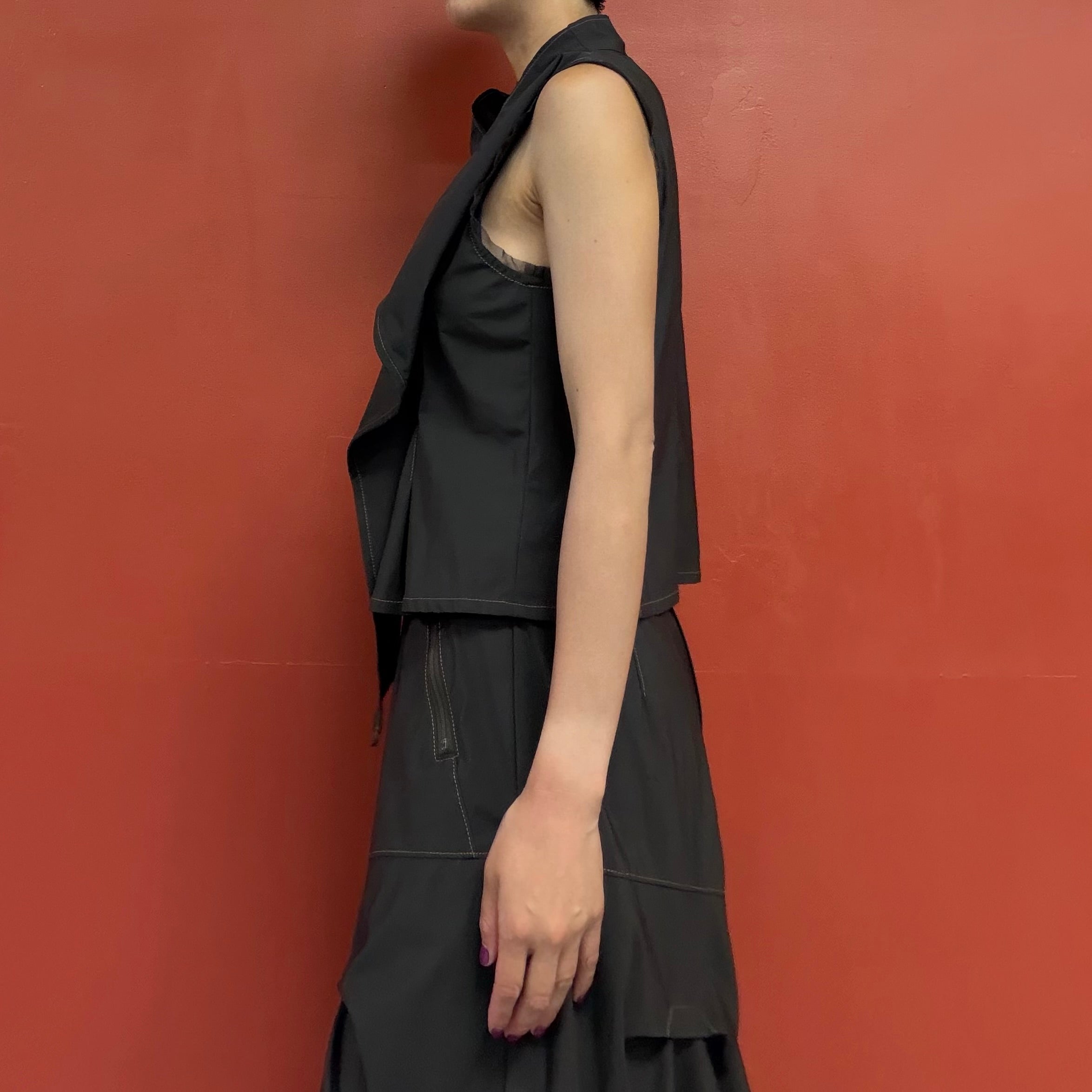 Origami drape top