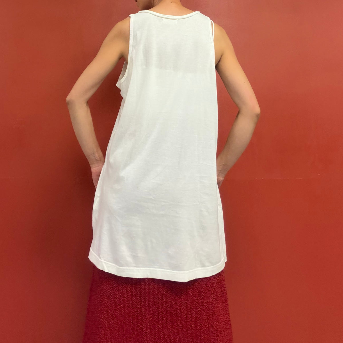 Hand stitched cotton tunic