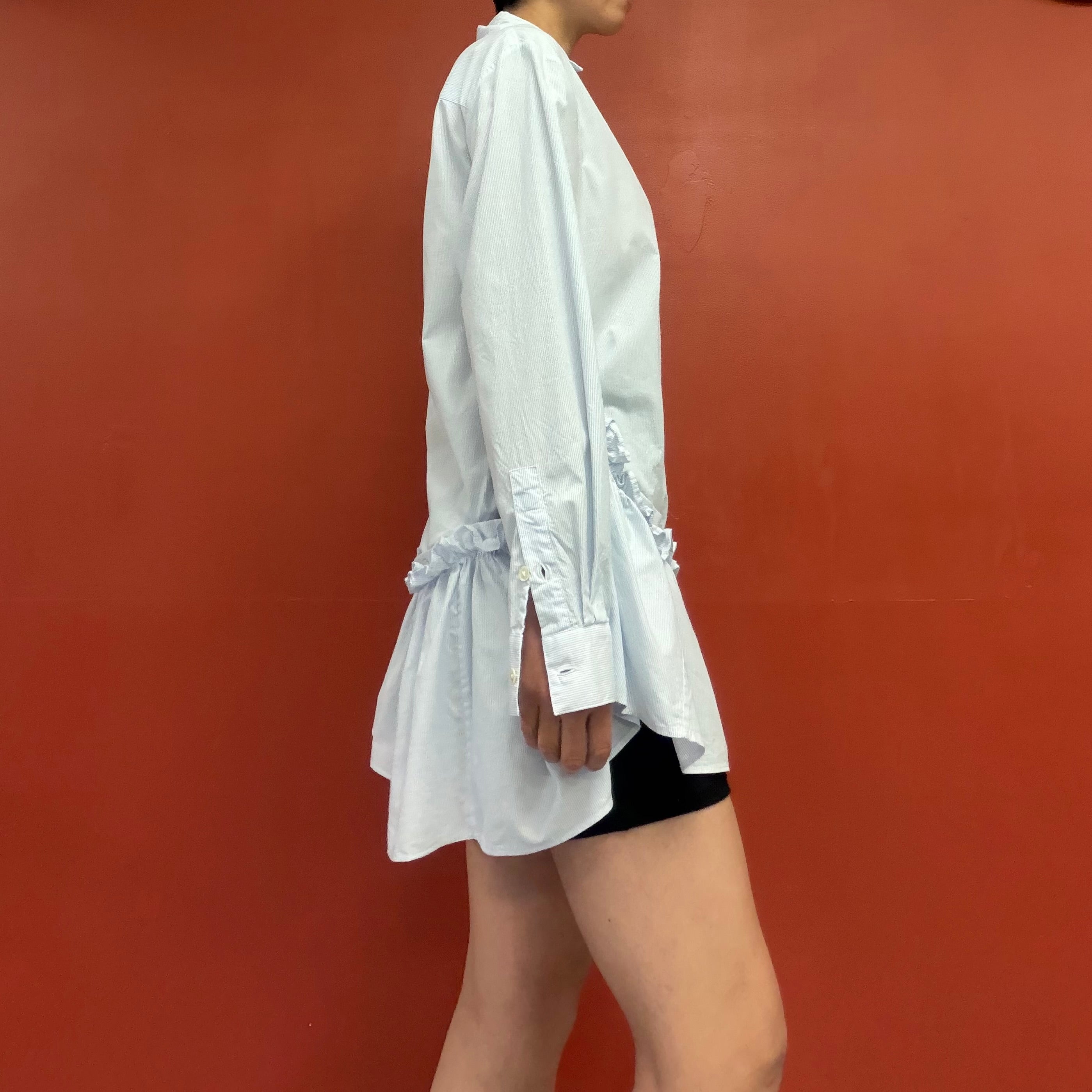 rokh tunic shirt with pleated skirt