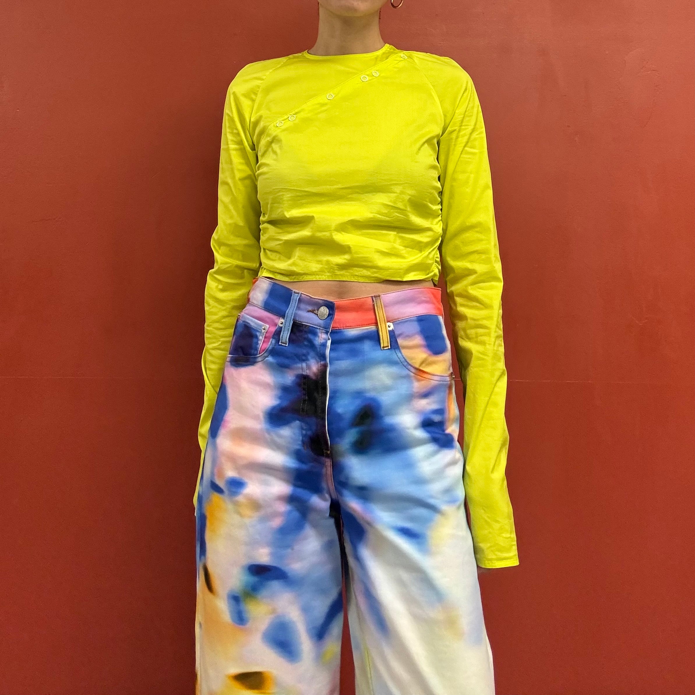 GANNI Stretch Cotton Blouse