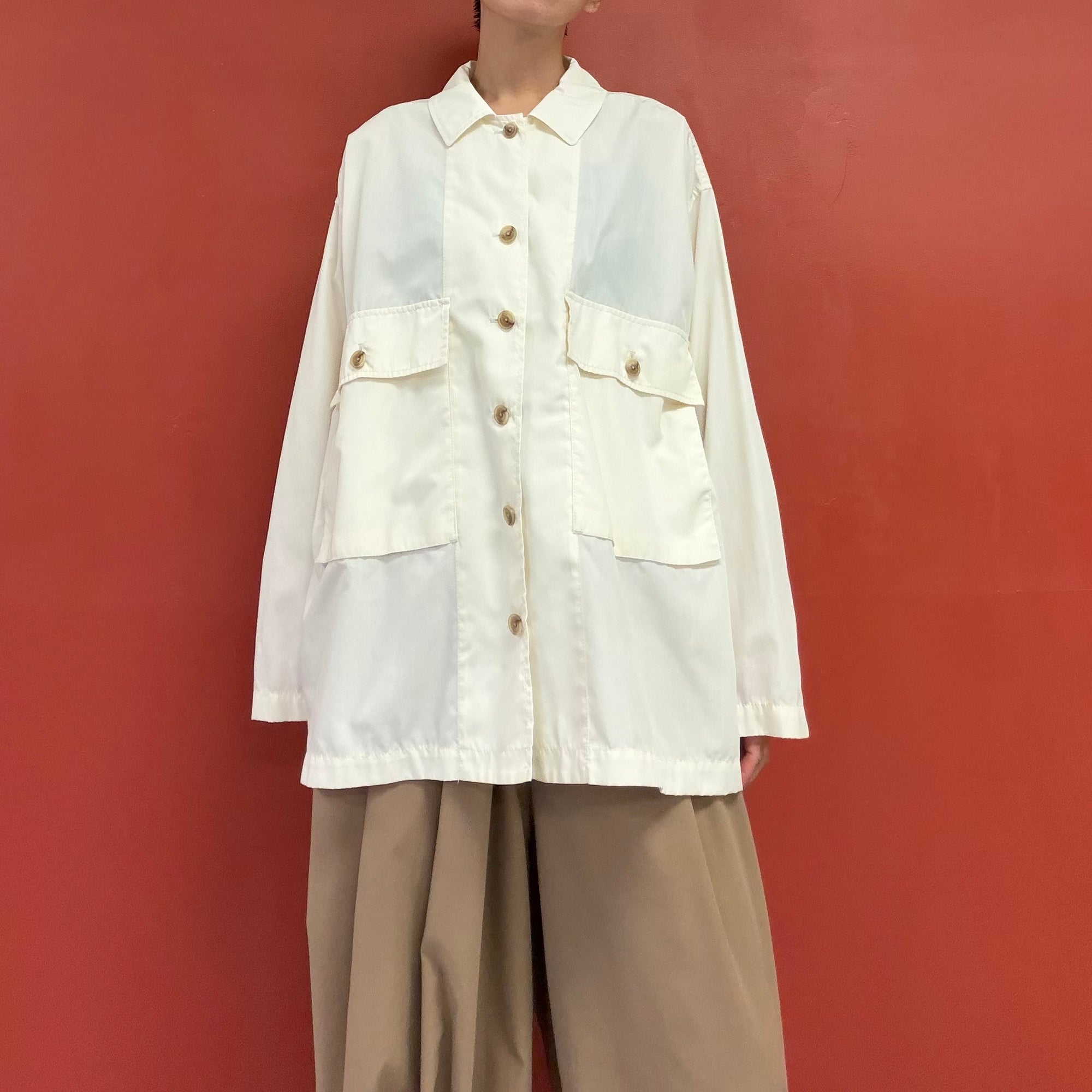 Off white over sized shirts