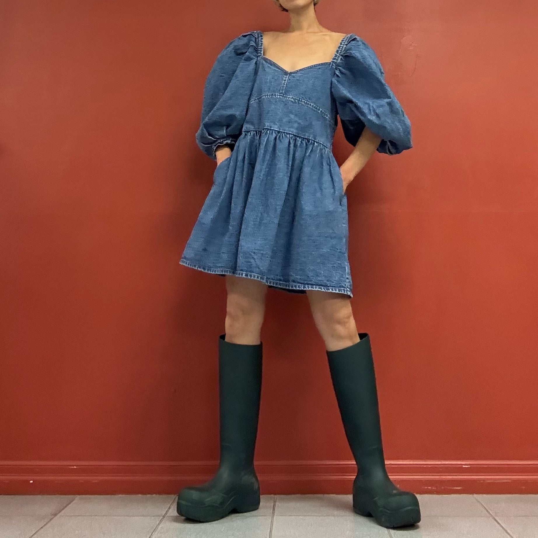 MSGM denim dress