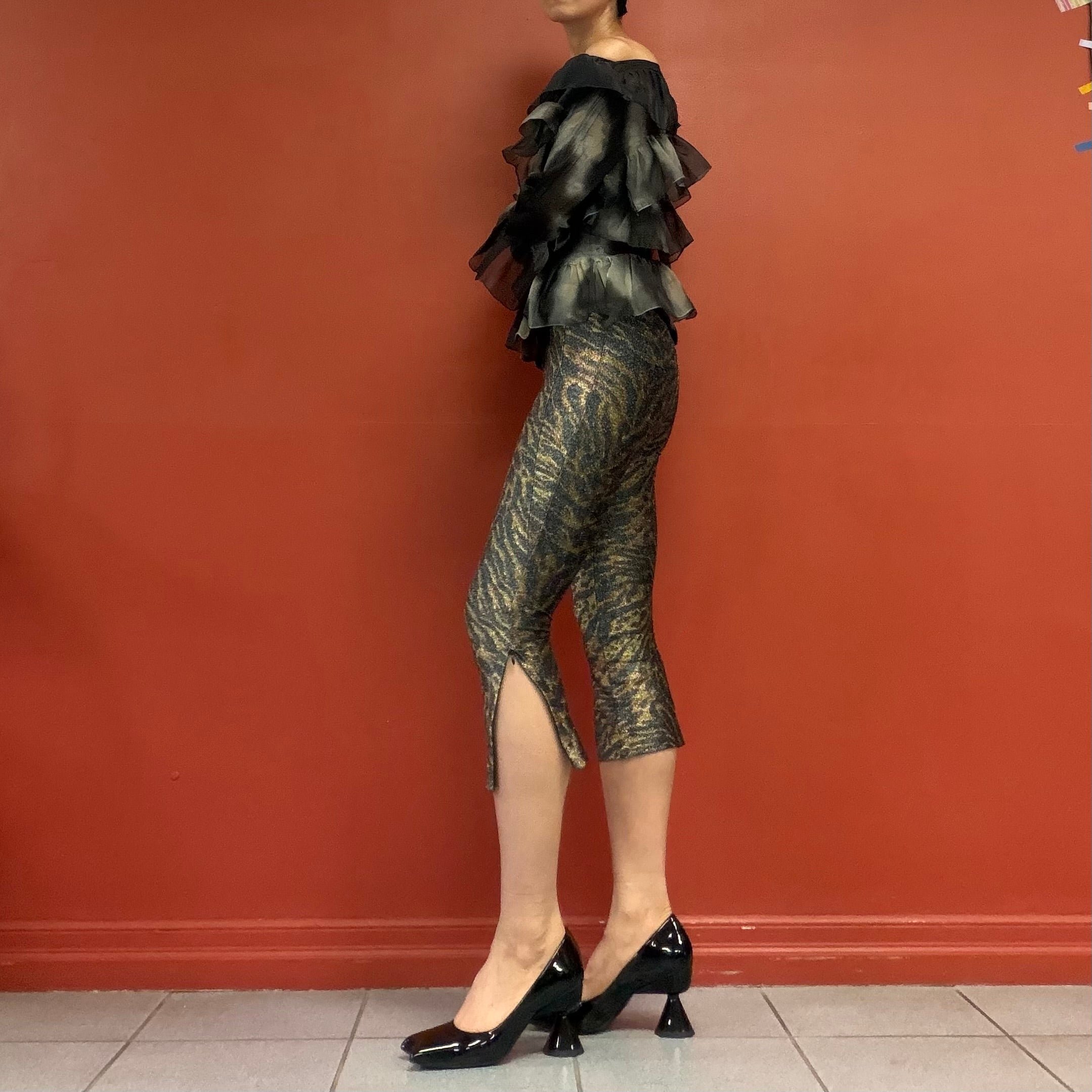 GANNI leopard leggings