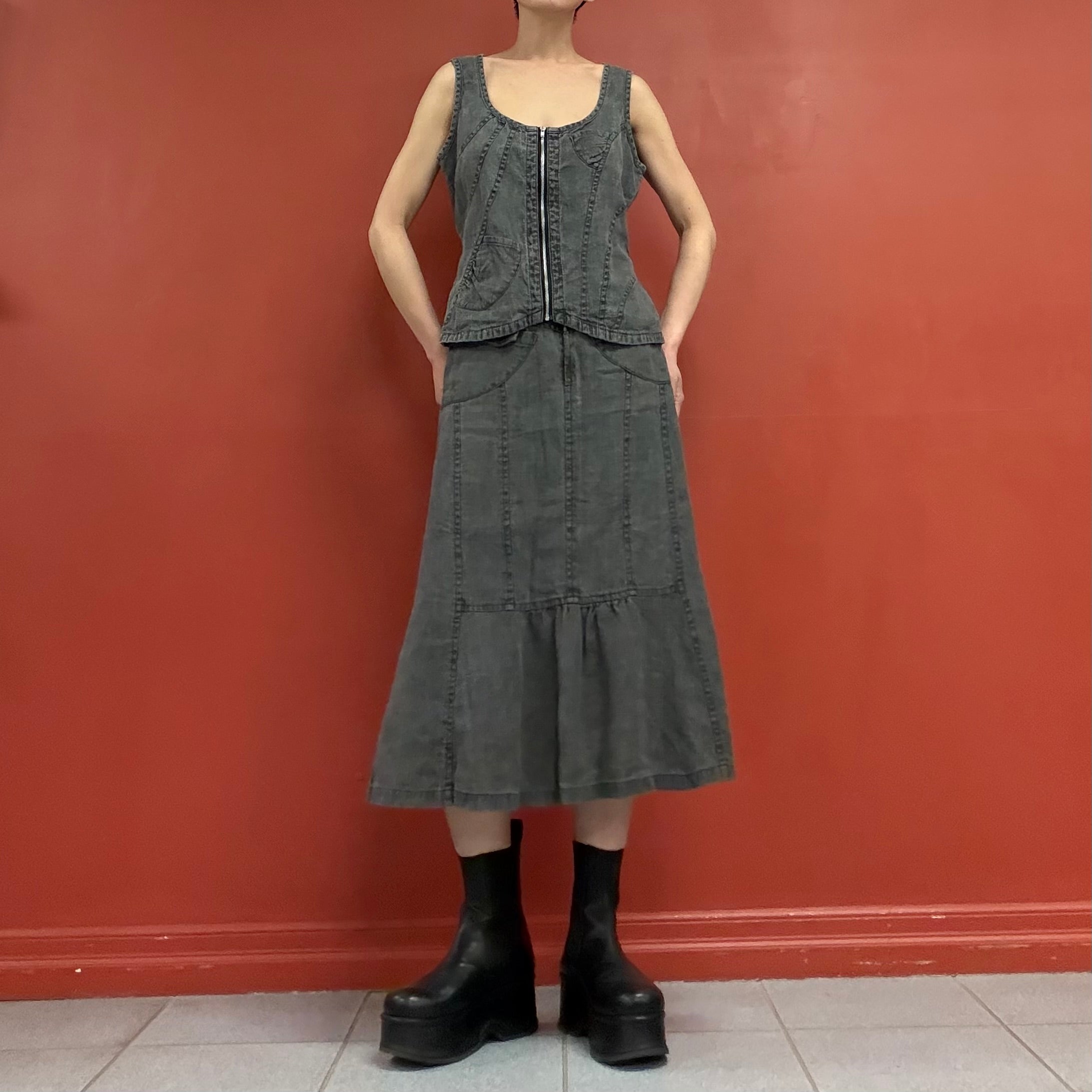 Linen vest