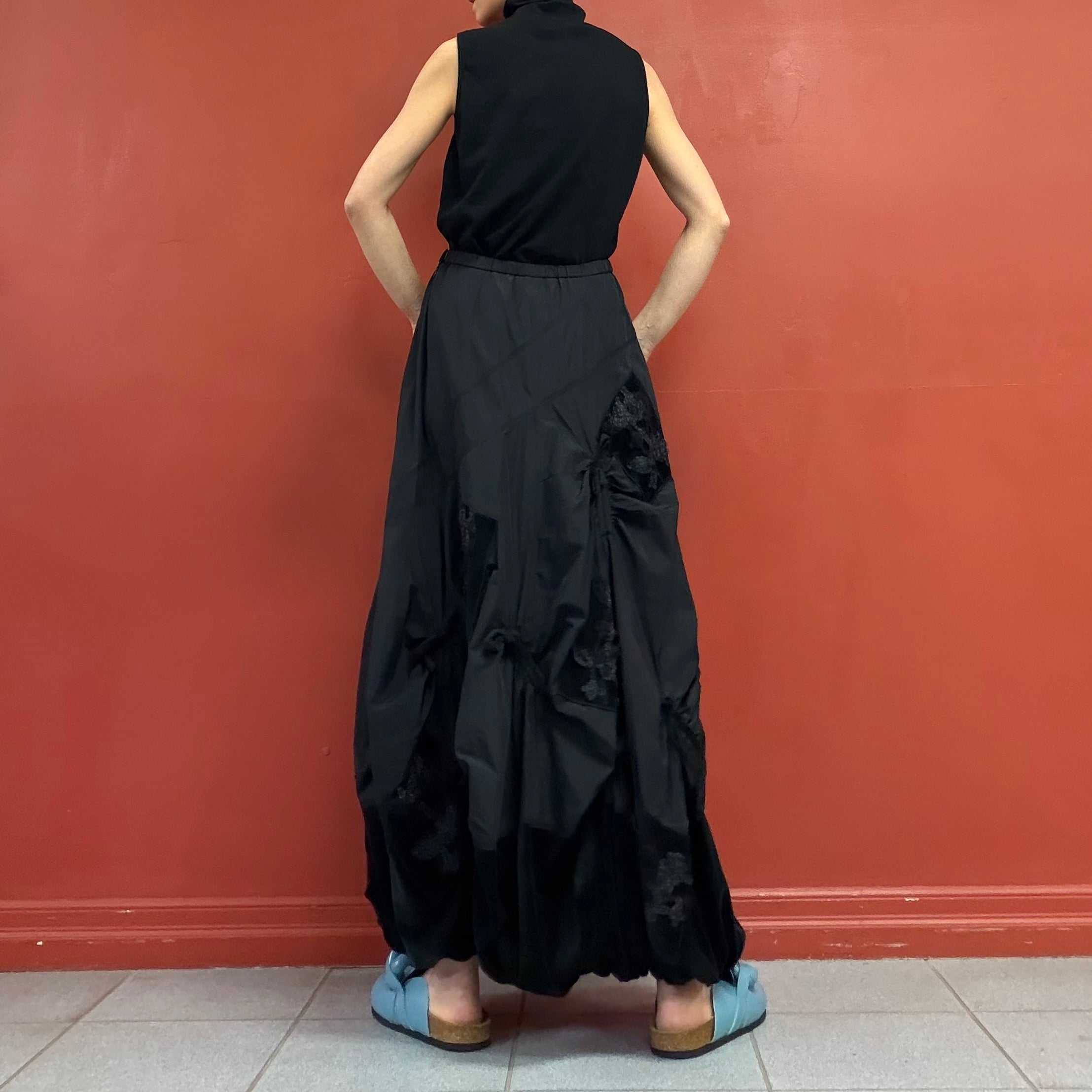 Avant-garde balloon volume skirt
