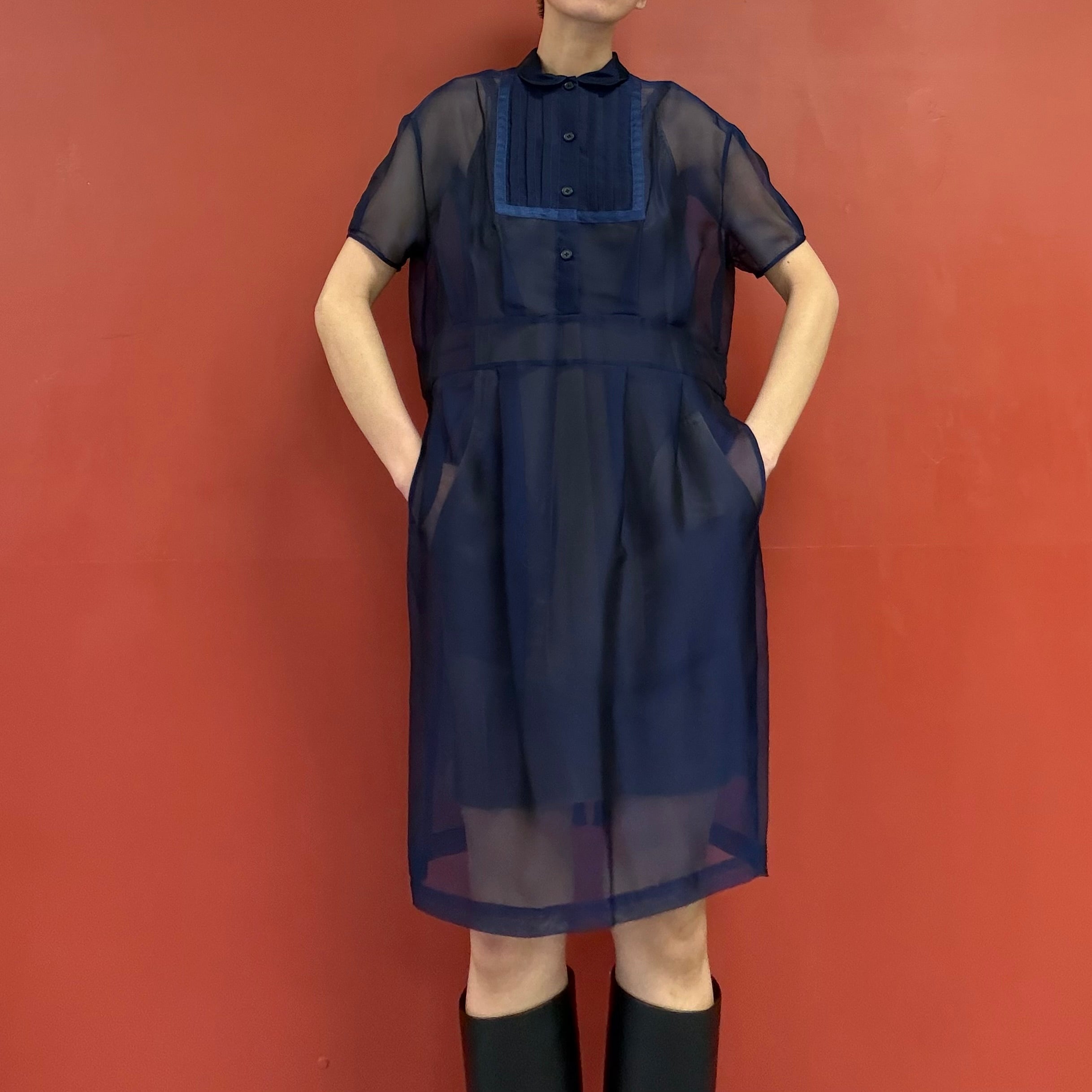 Kolor see through dress with slip