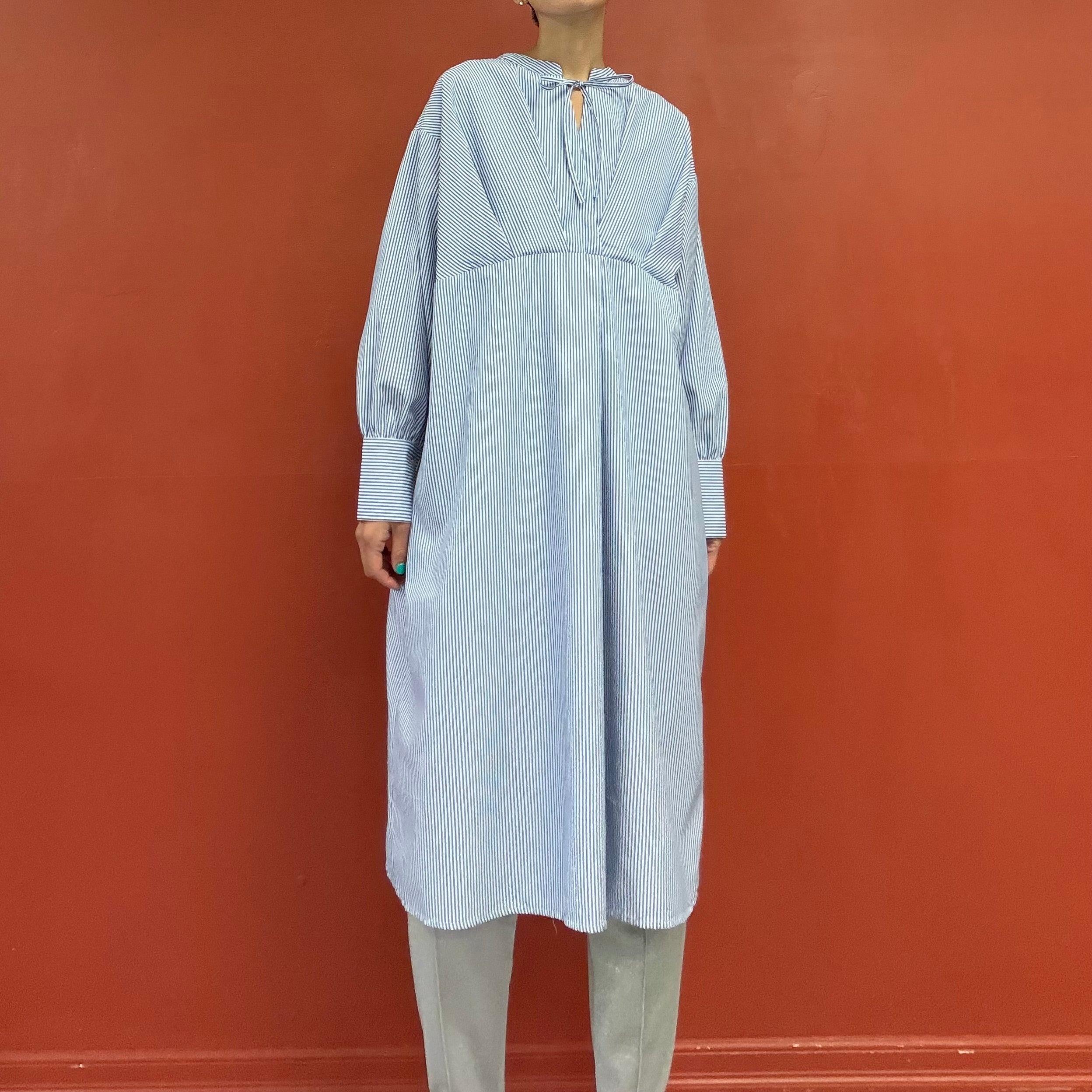 2way stripes long shirt