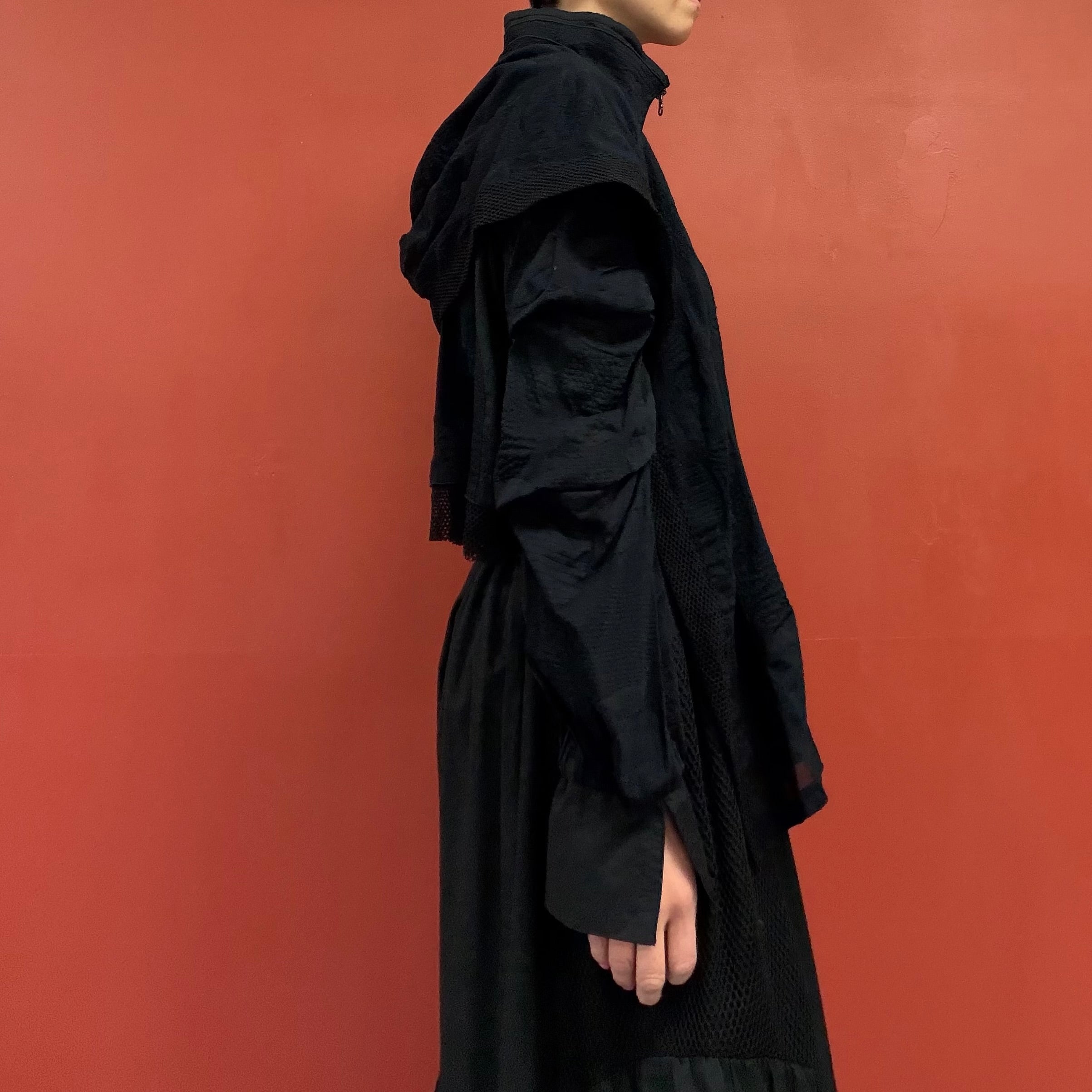 Jacket with a removable hood