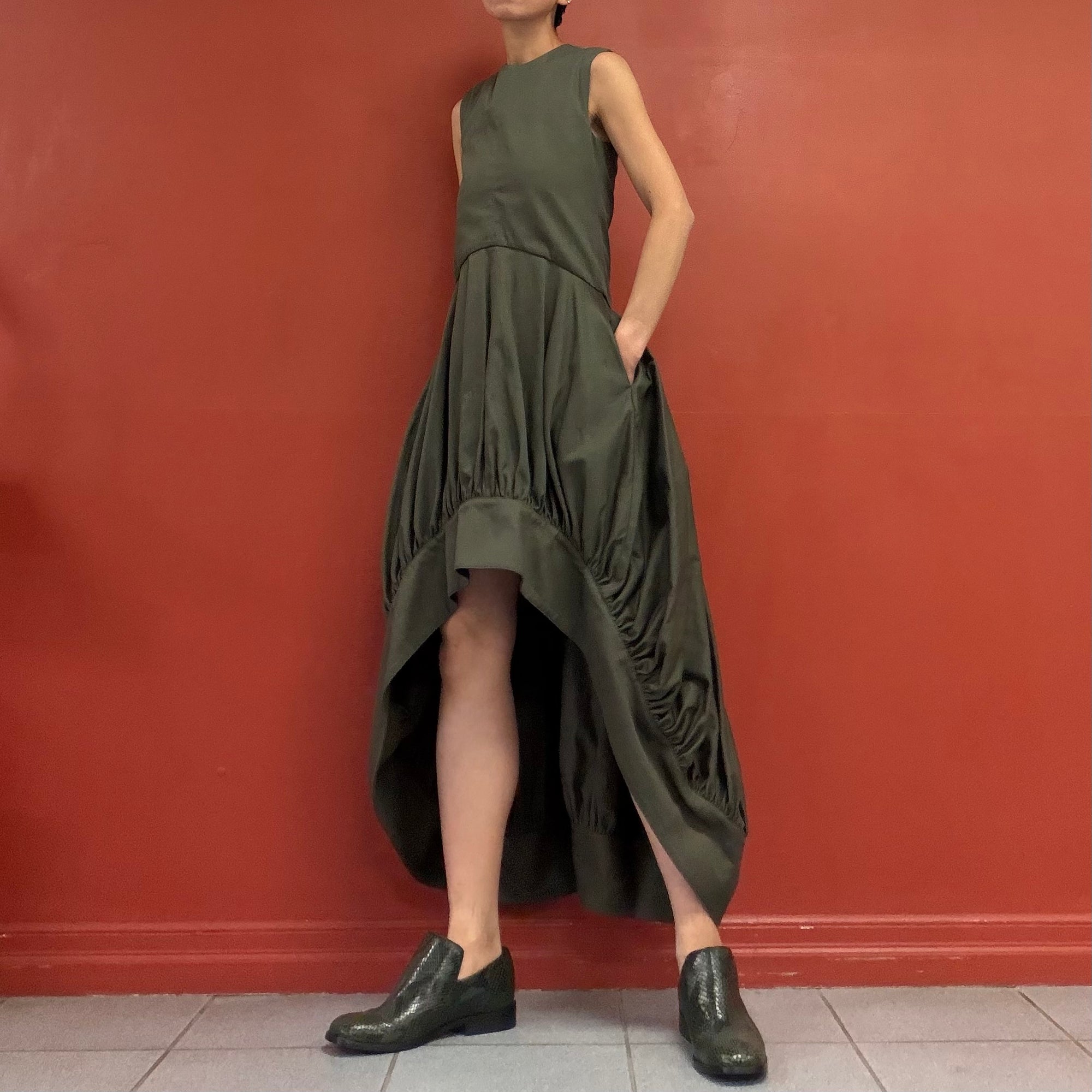 JW ANDERSON draped gathered dress