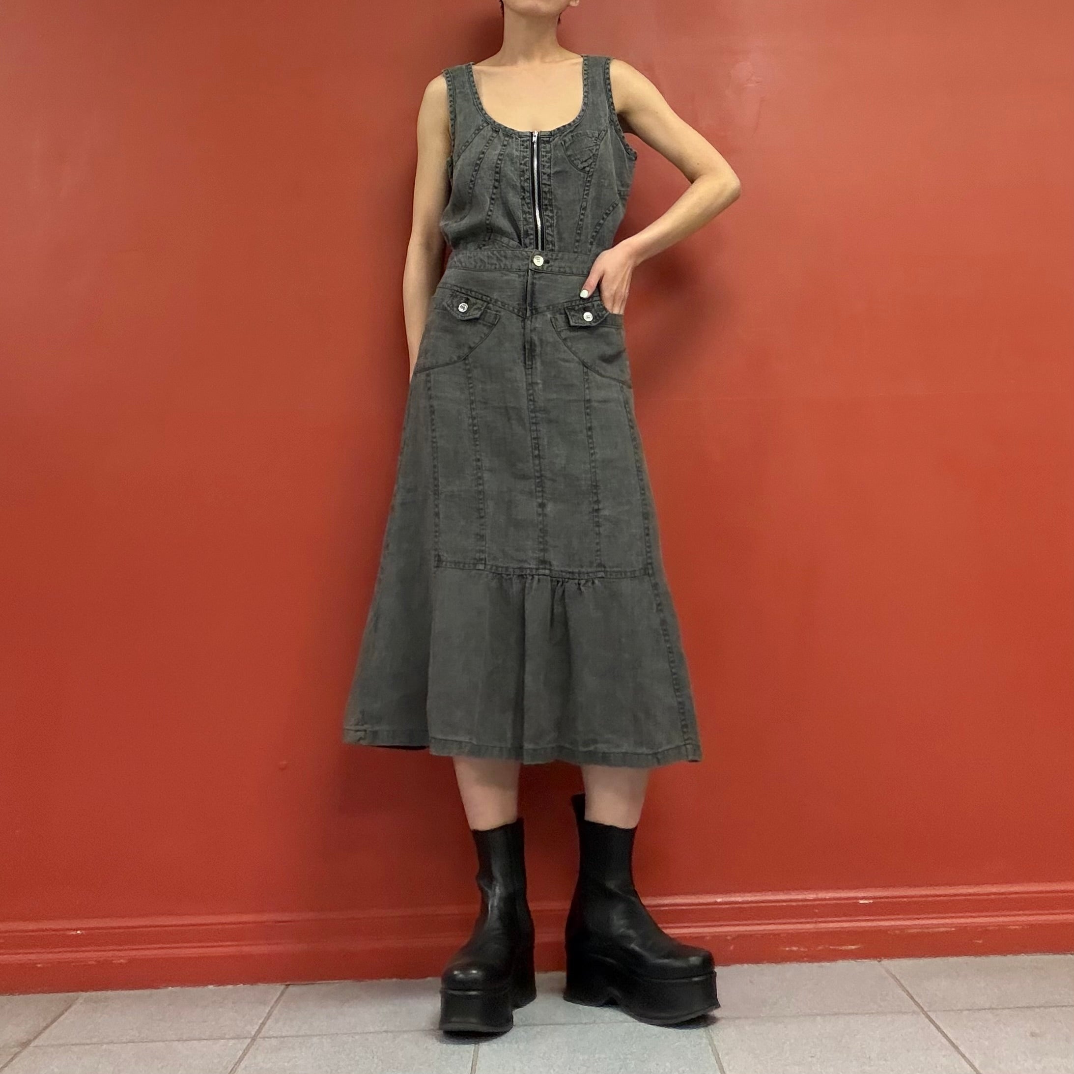Linen skirt