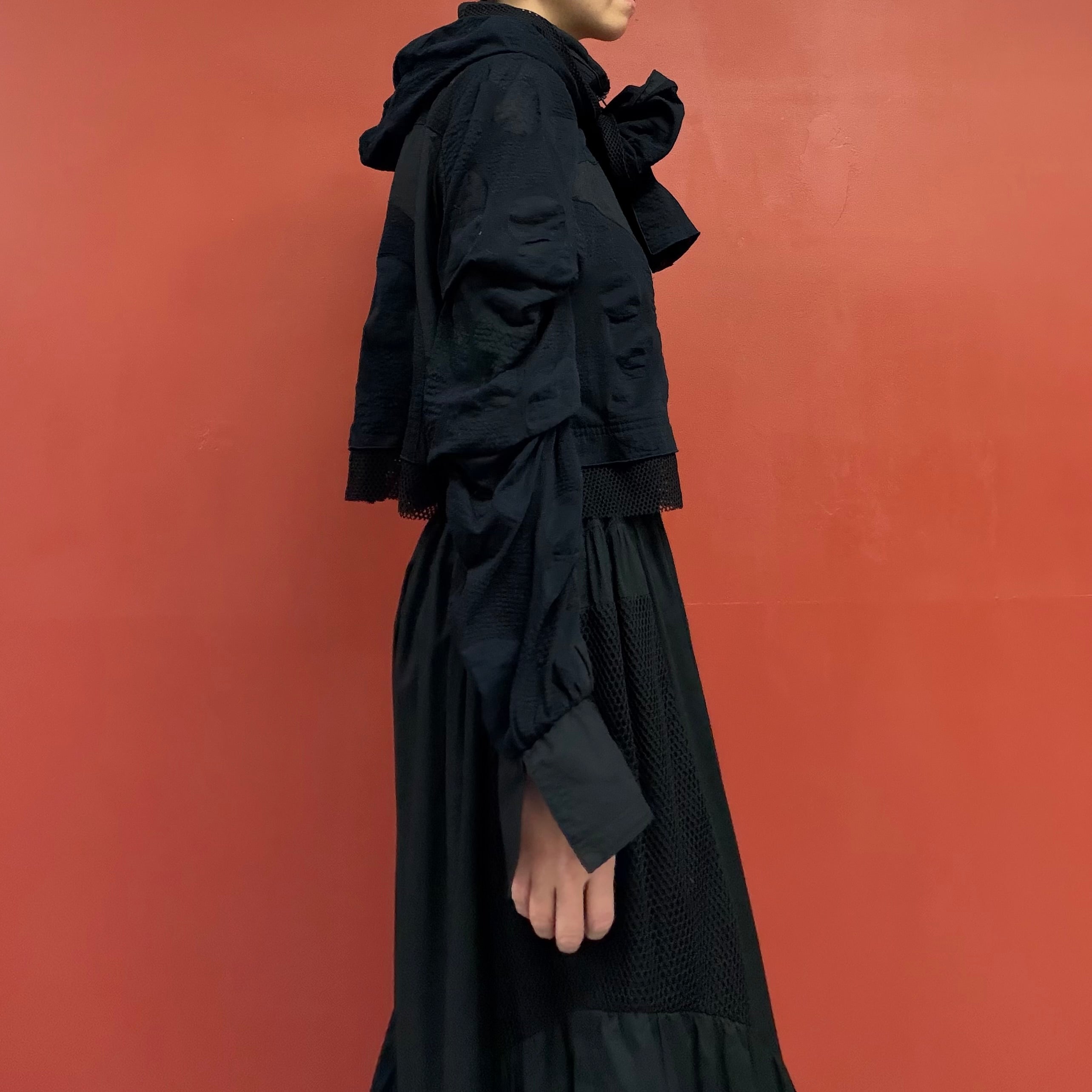 Jacket with a removable hood