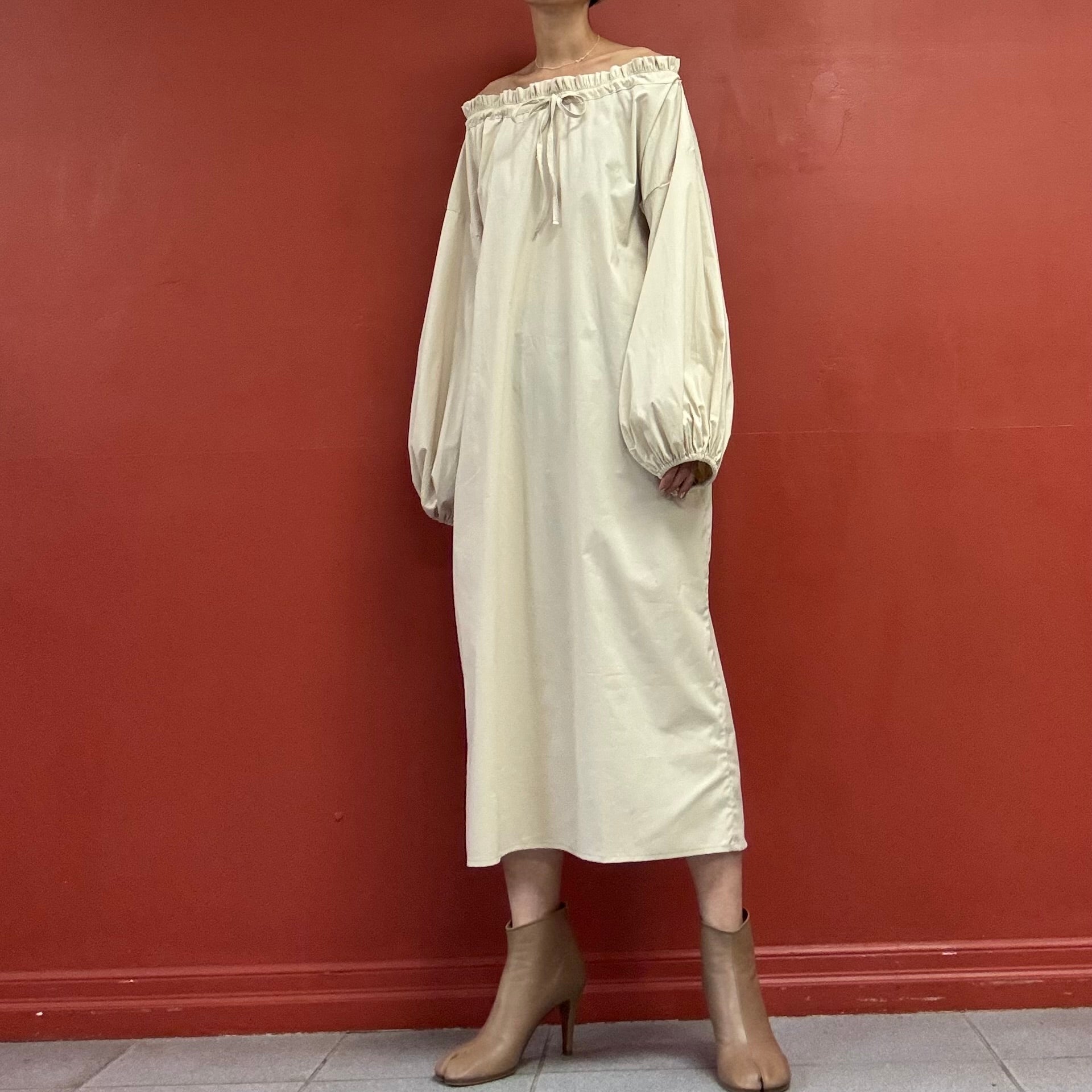 THE LULO PROJECT puffy sleeves lounge dress