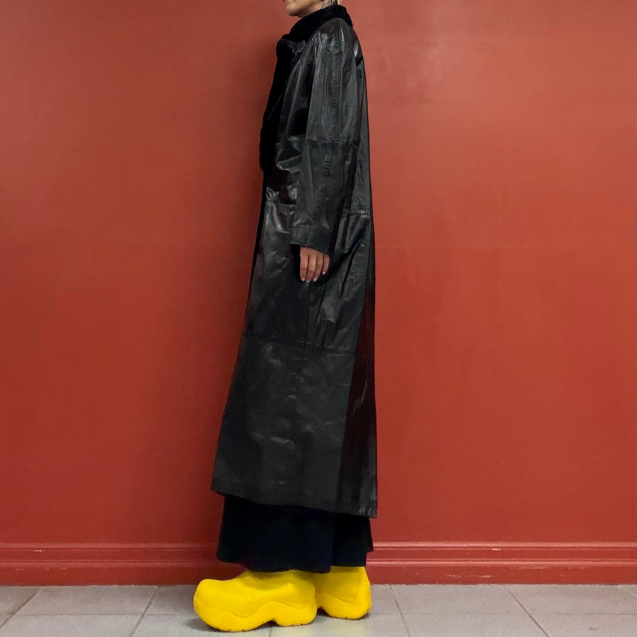 80s90s leather jacket