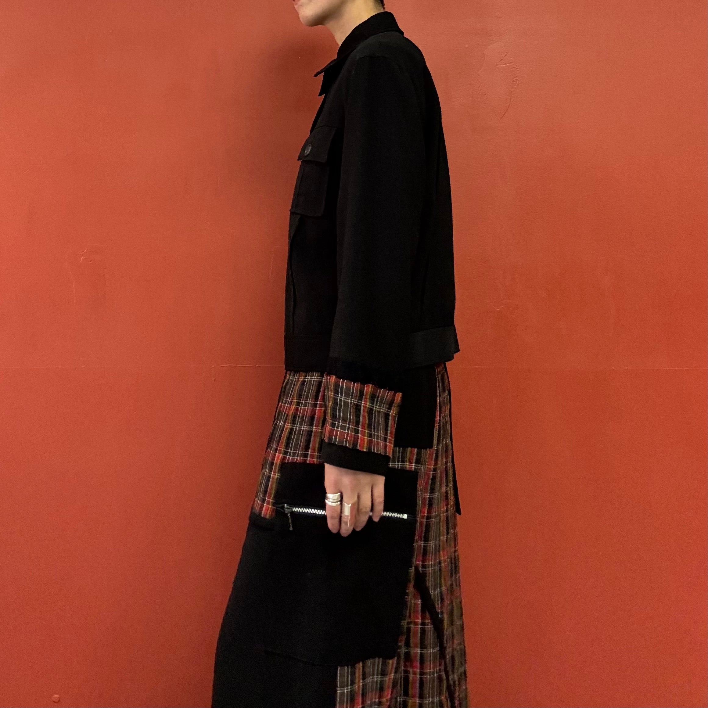 Check Sleeves Jacket