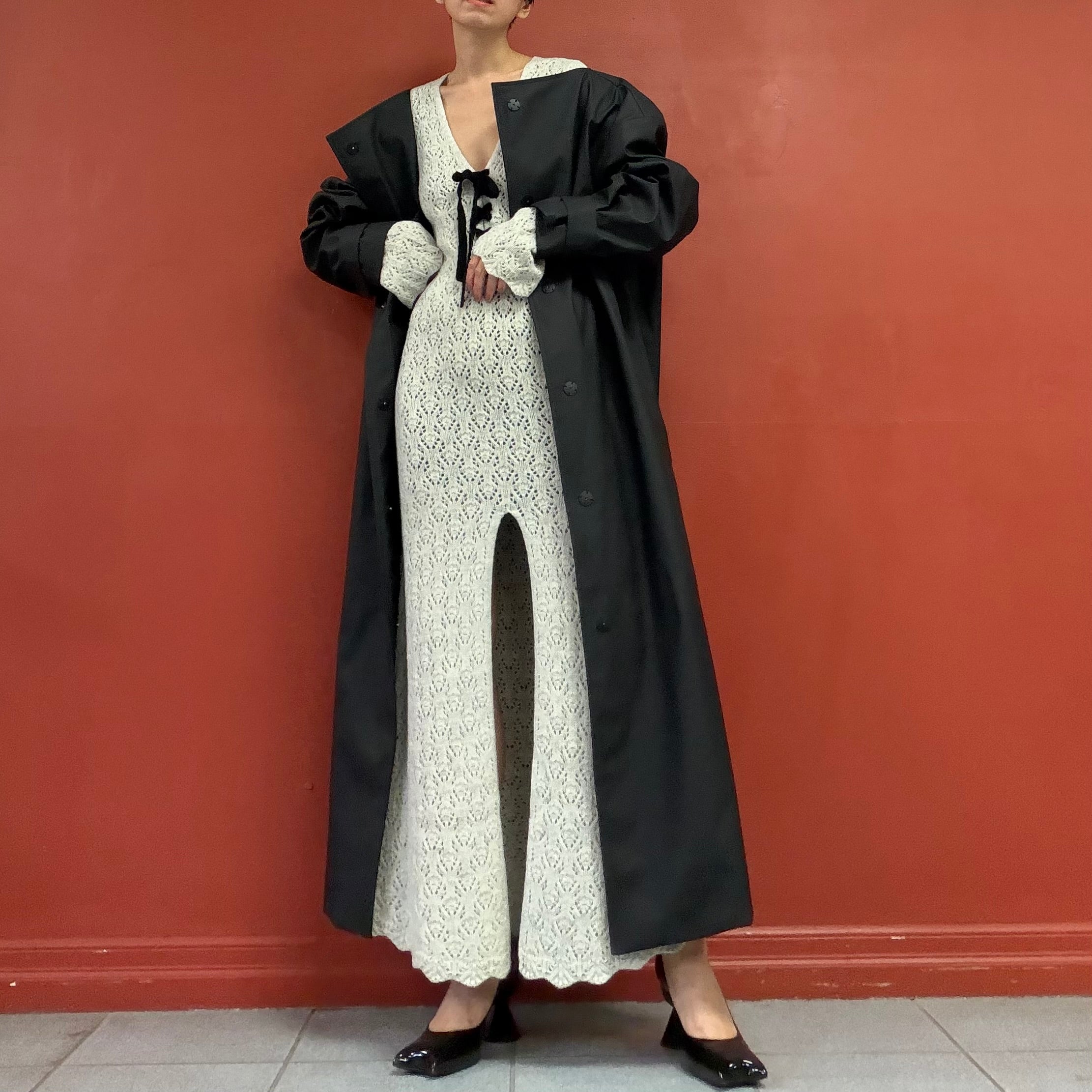 Lll boat neck coat