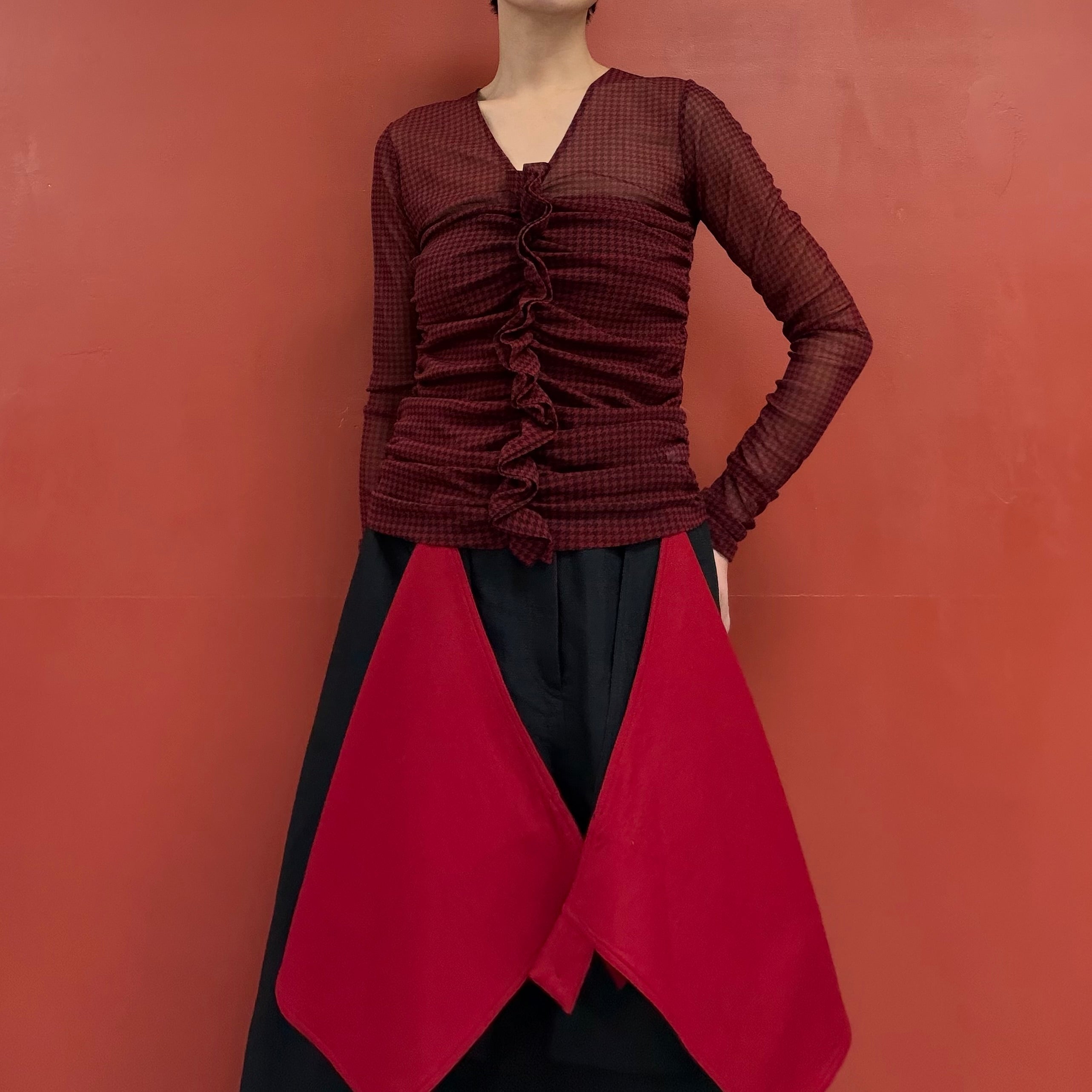 HANAE MORI mesh top