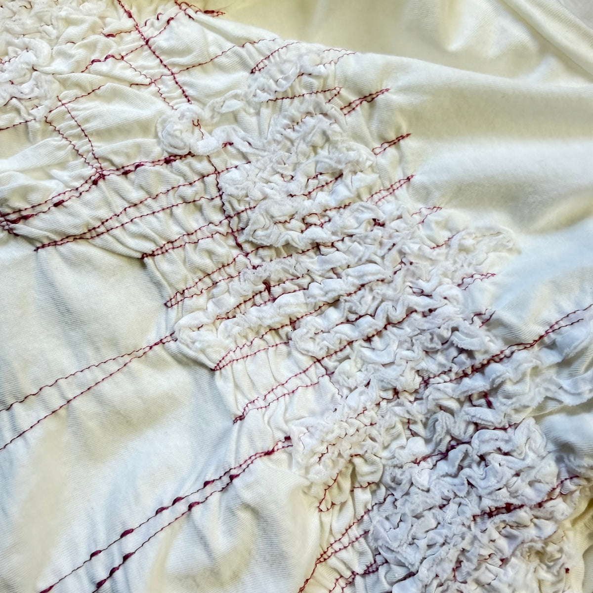 Hand stitched cotton tunic