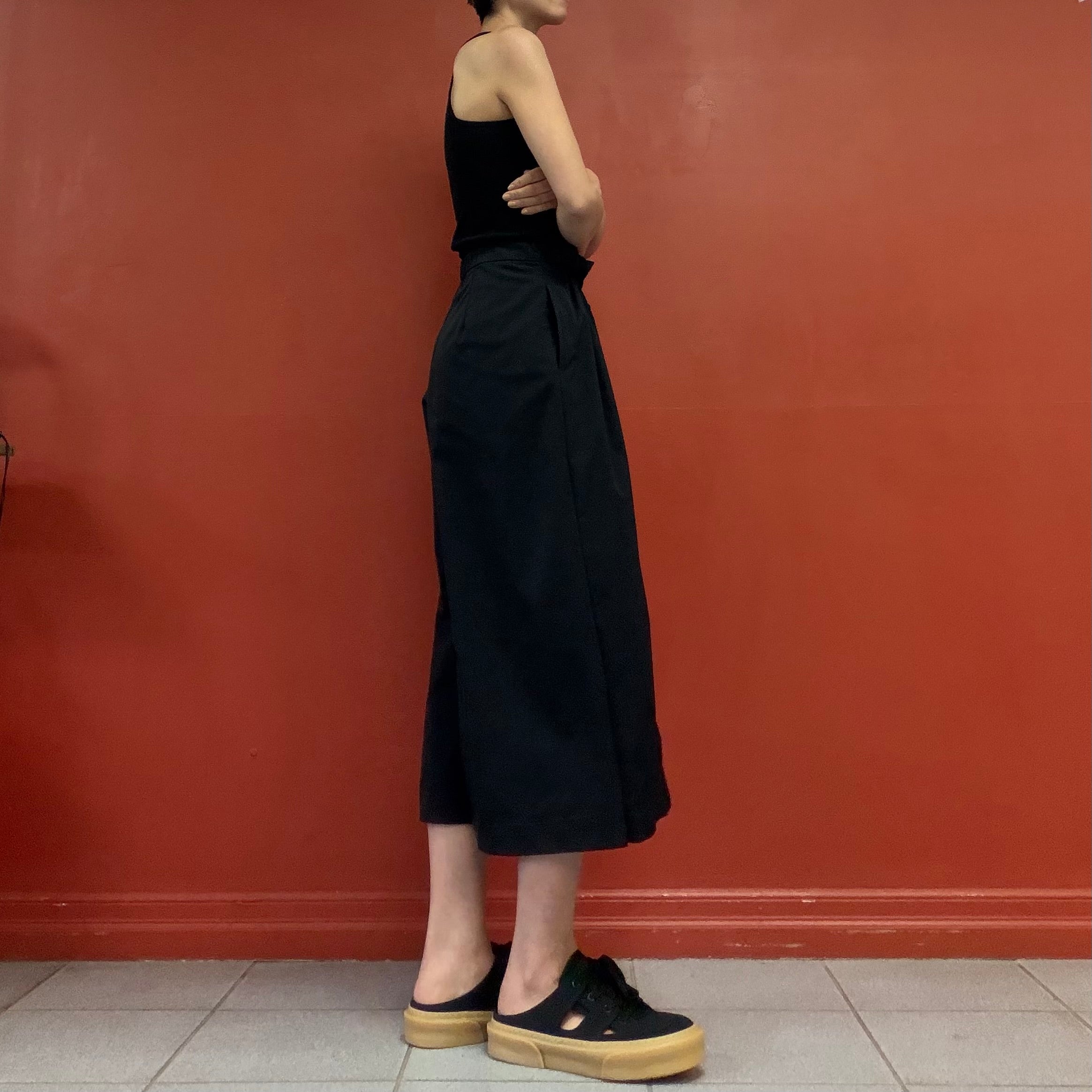 Wrap wide pants