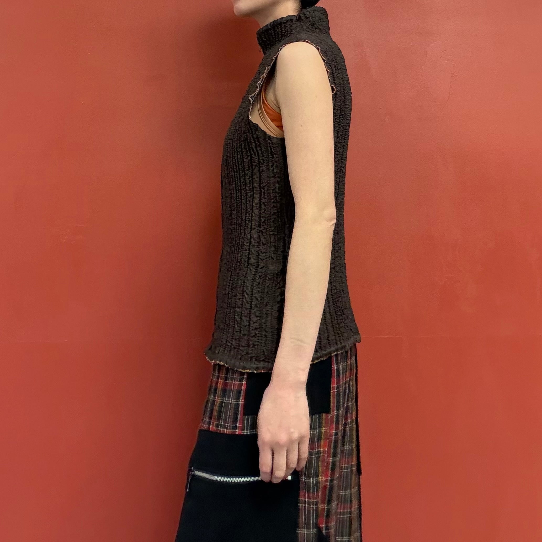PEPLUM by YOSHIKI HISHINUMA reversible vest