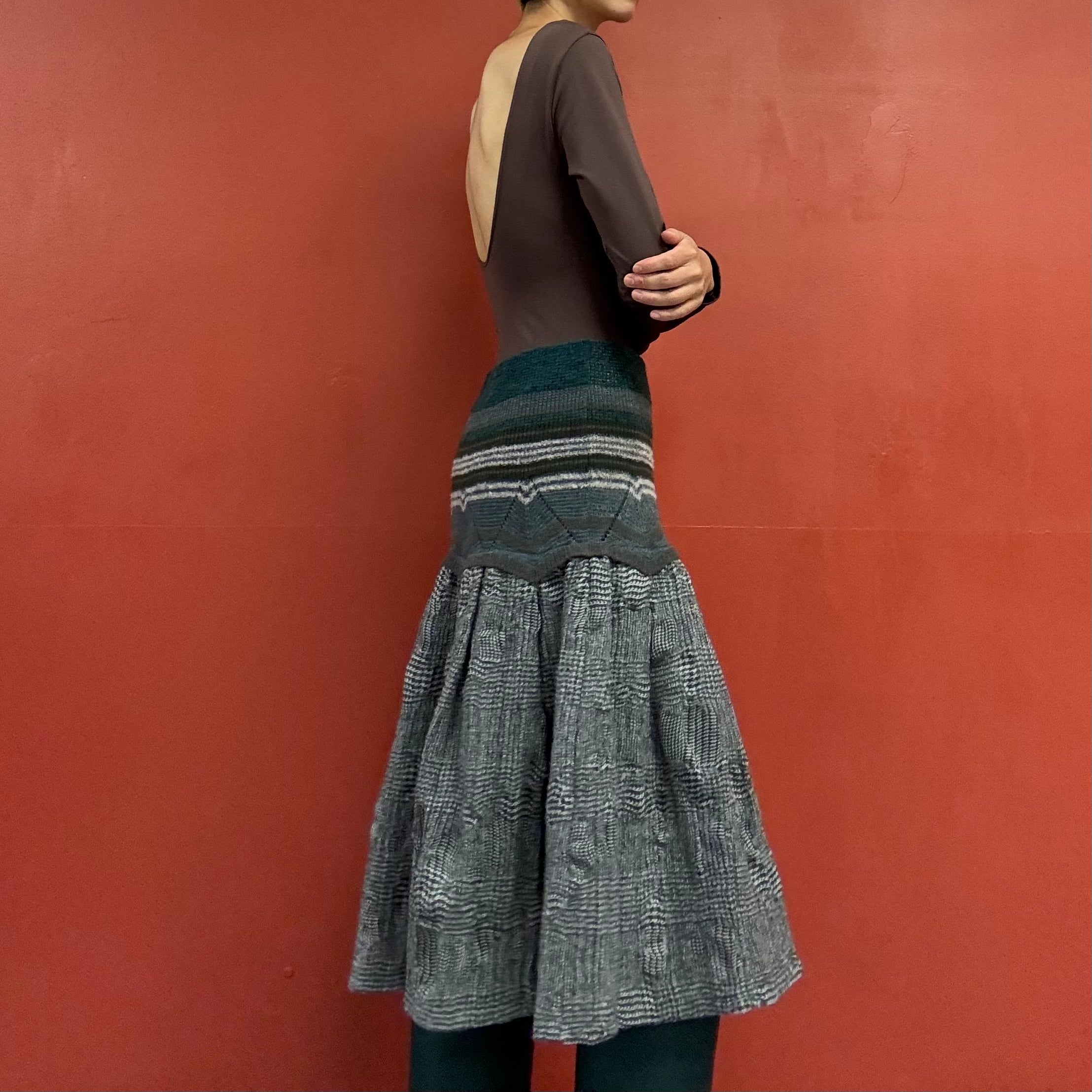 Wool skirt