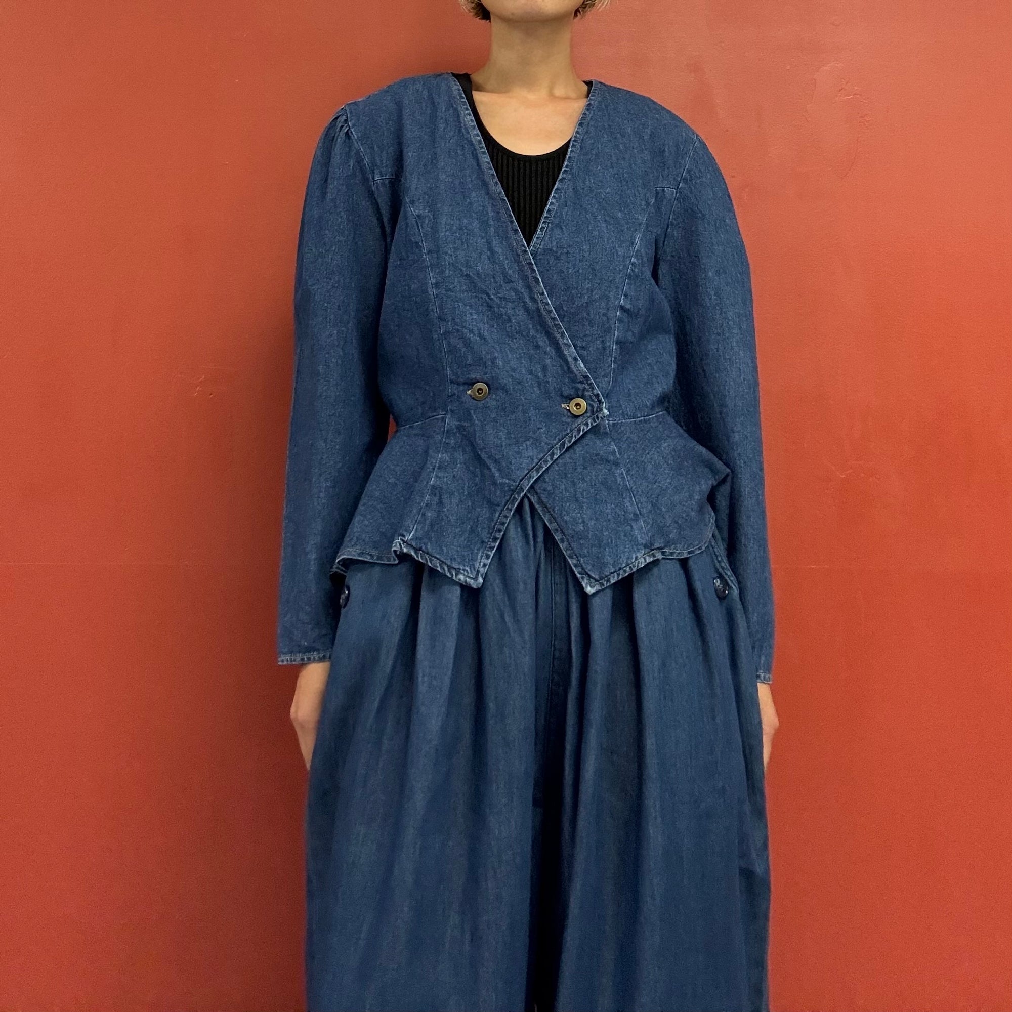 90s00s light denim jacket