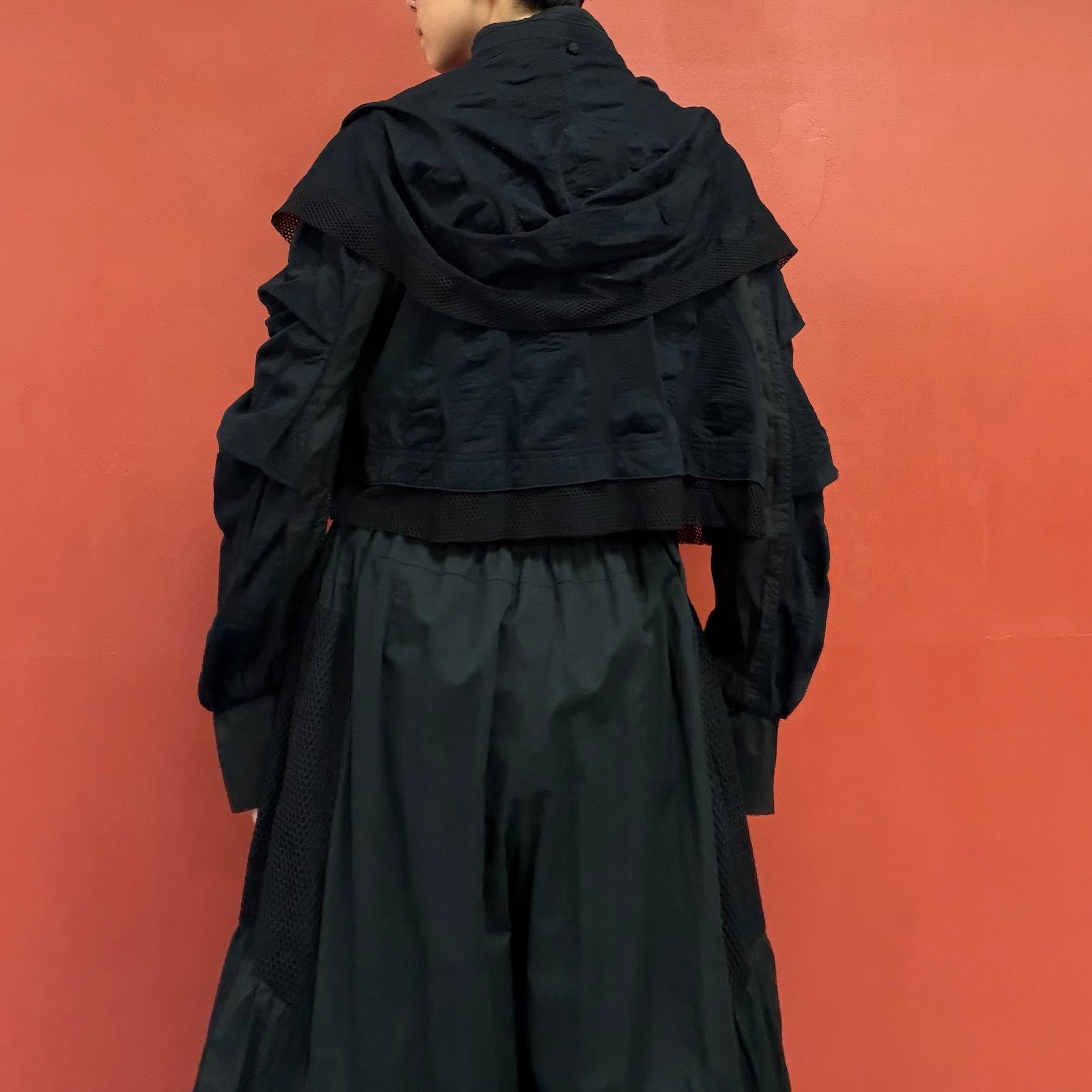 Jacket with a removable hood