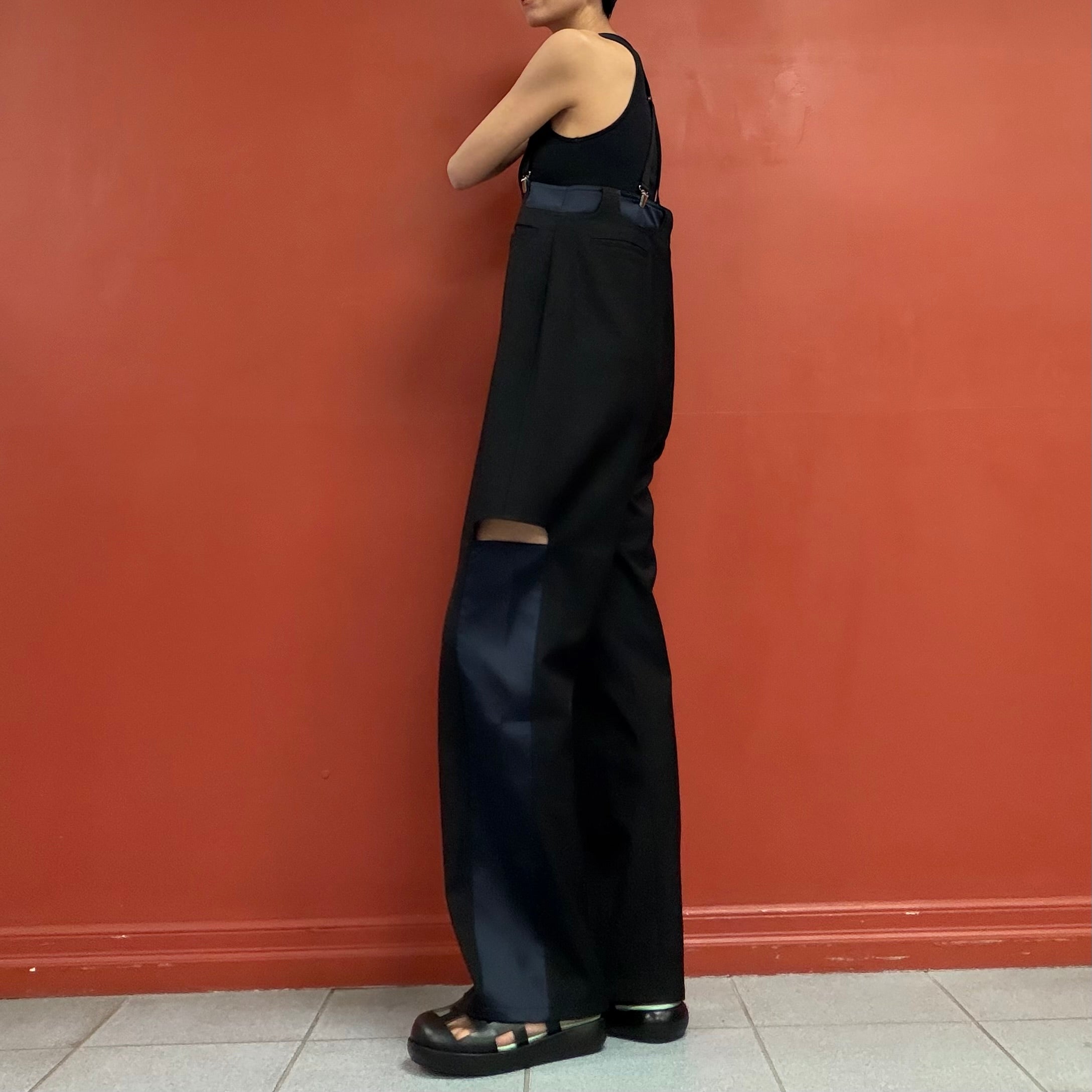 j.kim side cutout trousers