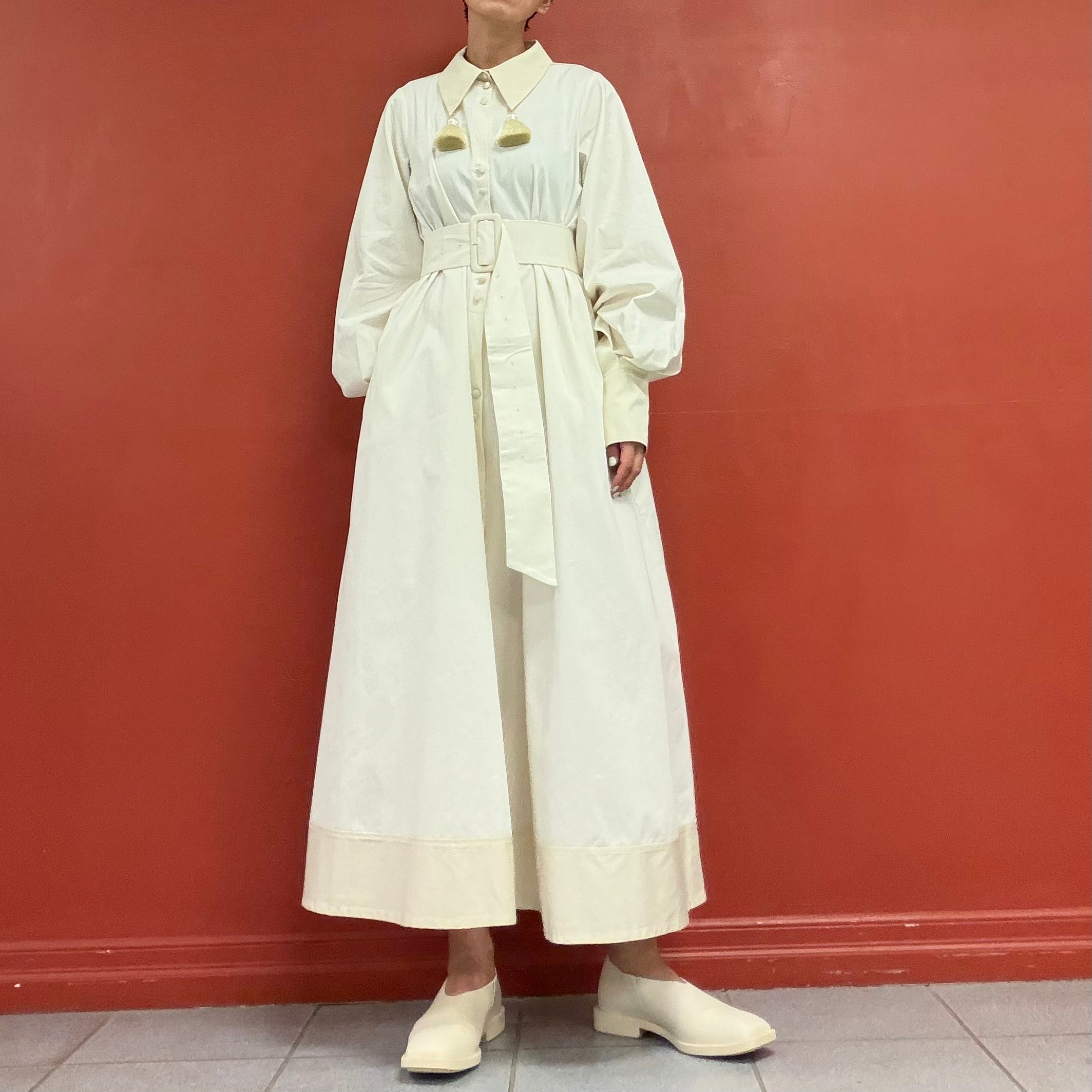 Trinca un plus un puffy sleeves dress